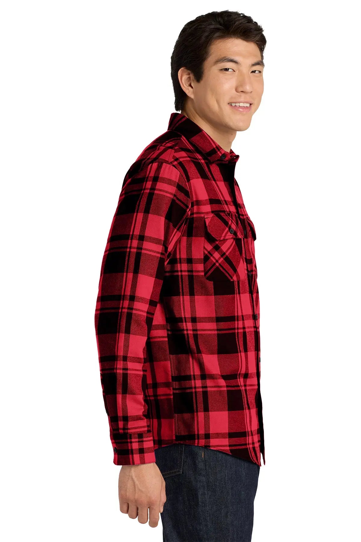 Port Authority® Plaid Flannel Shirt #W668