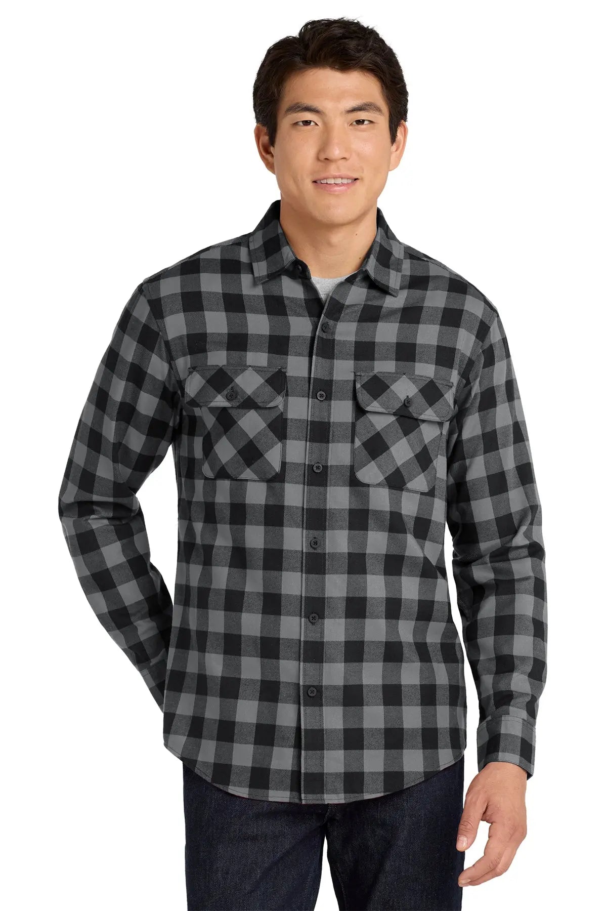 Port Authority® Plaid Flannel Shirt #W668