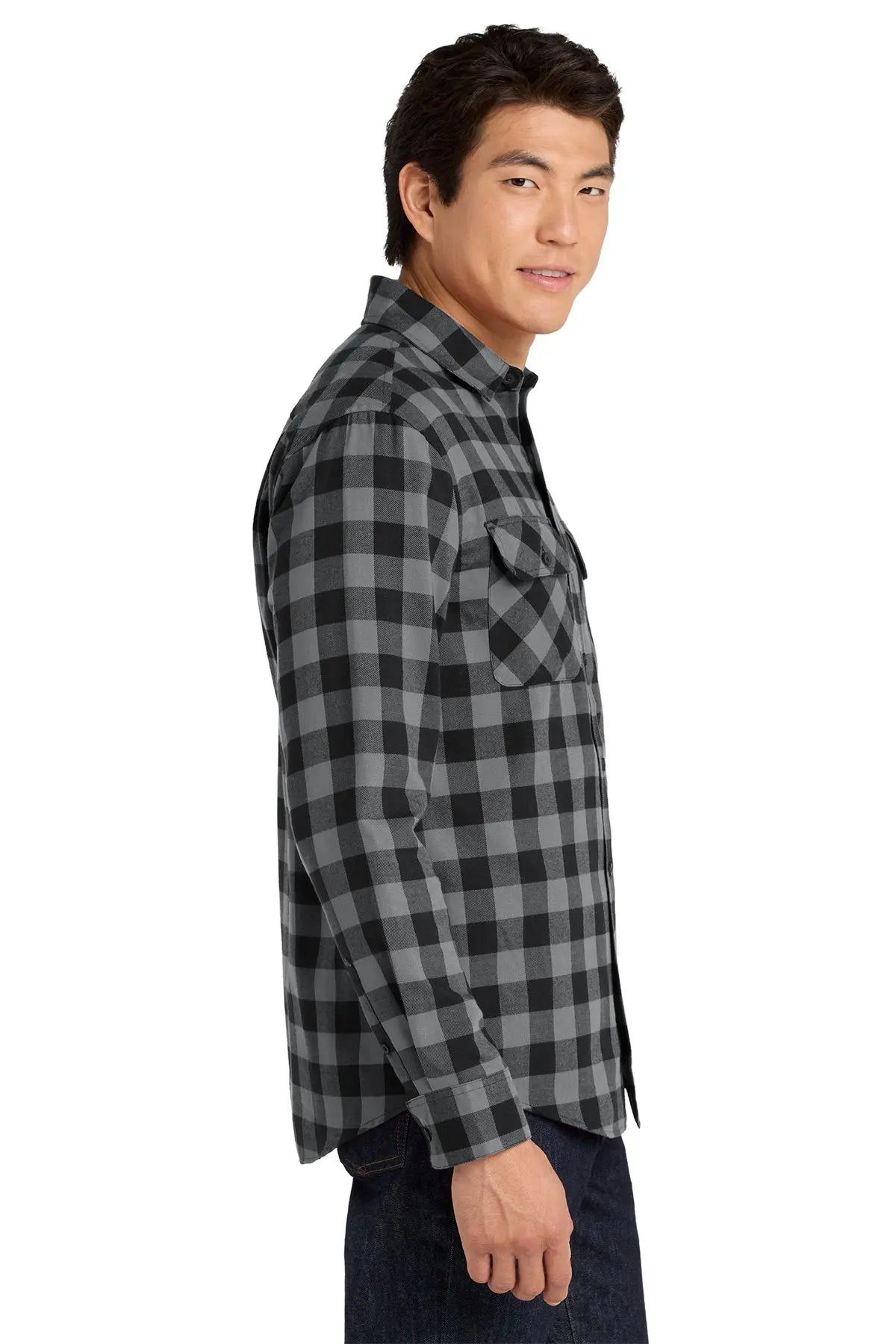 Port Authority® Plaid Flannel Shirt #W668