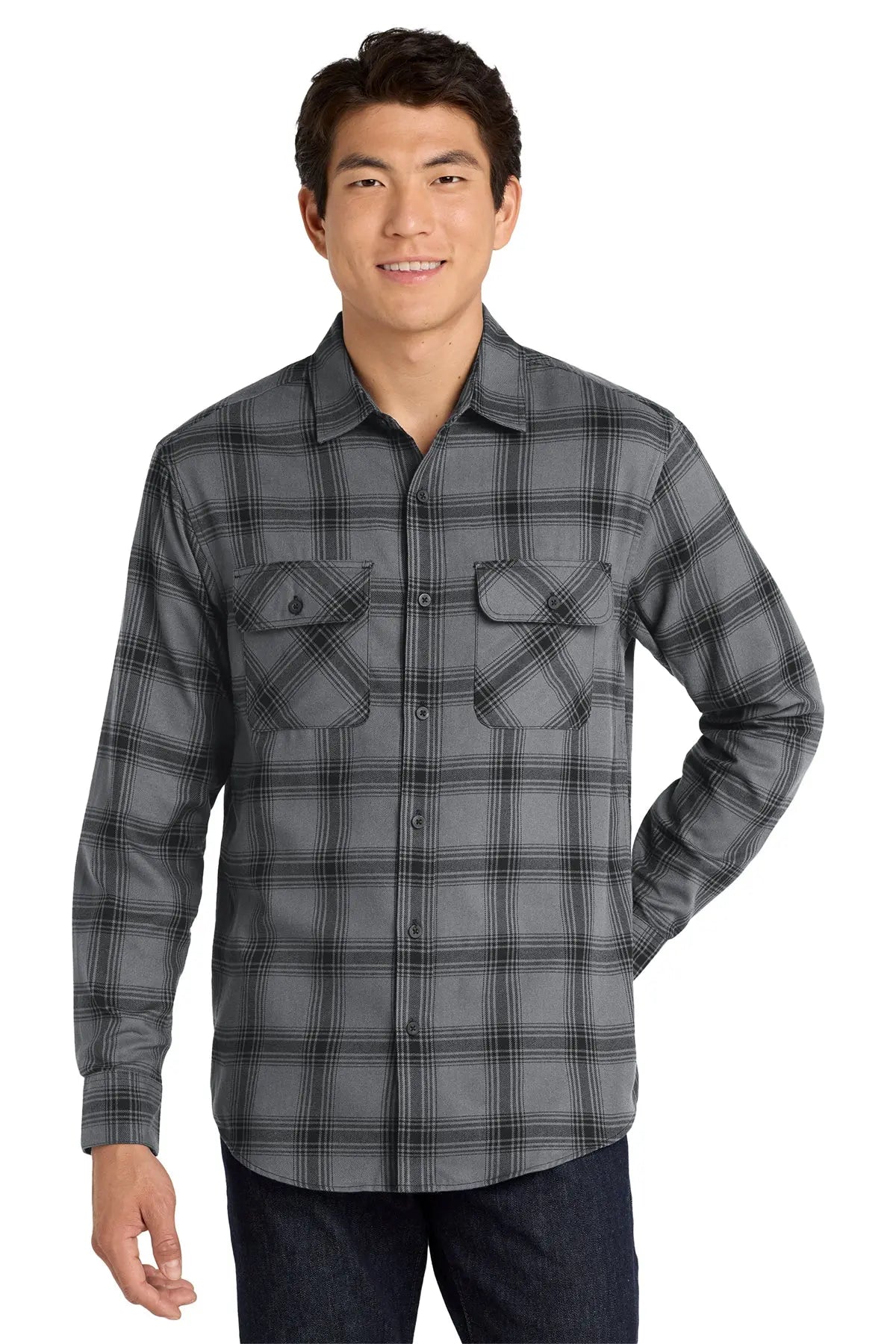 Port Authority® Plaid Flannel Shirt #W668
