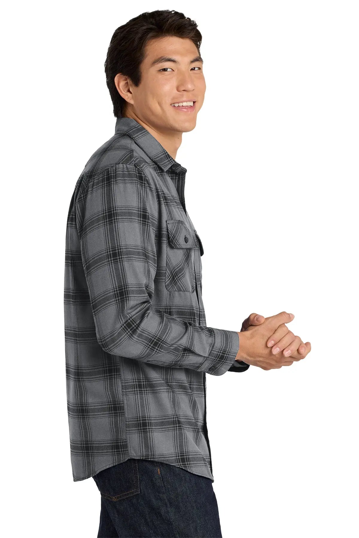 Port Authority® Plaid Flannel Shirt #W668