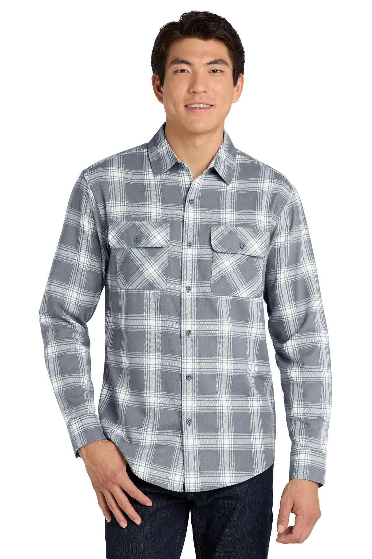 Port Authority® Plaid Flannel Shirt #W668