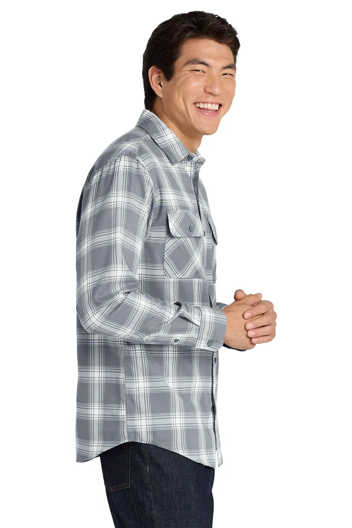 Port Authority® Plaid Flannel Shirt #W668