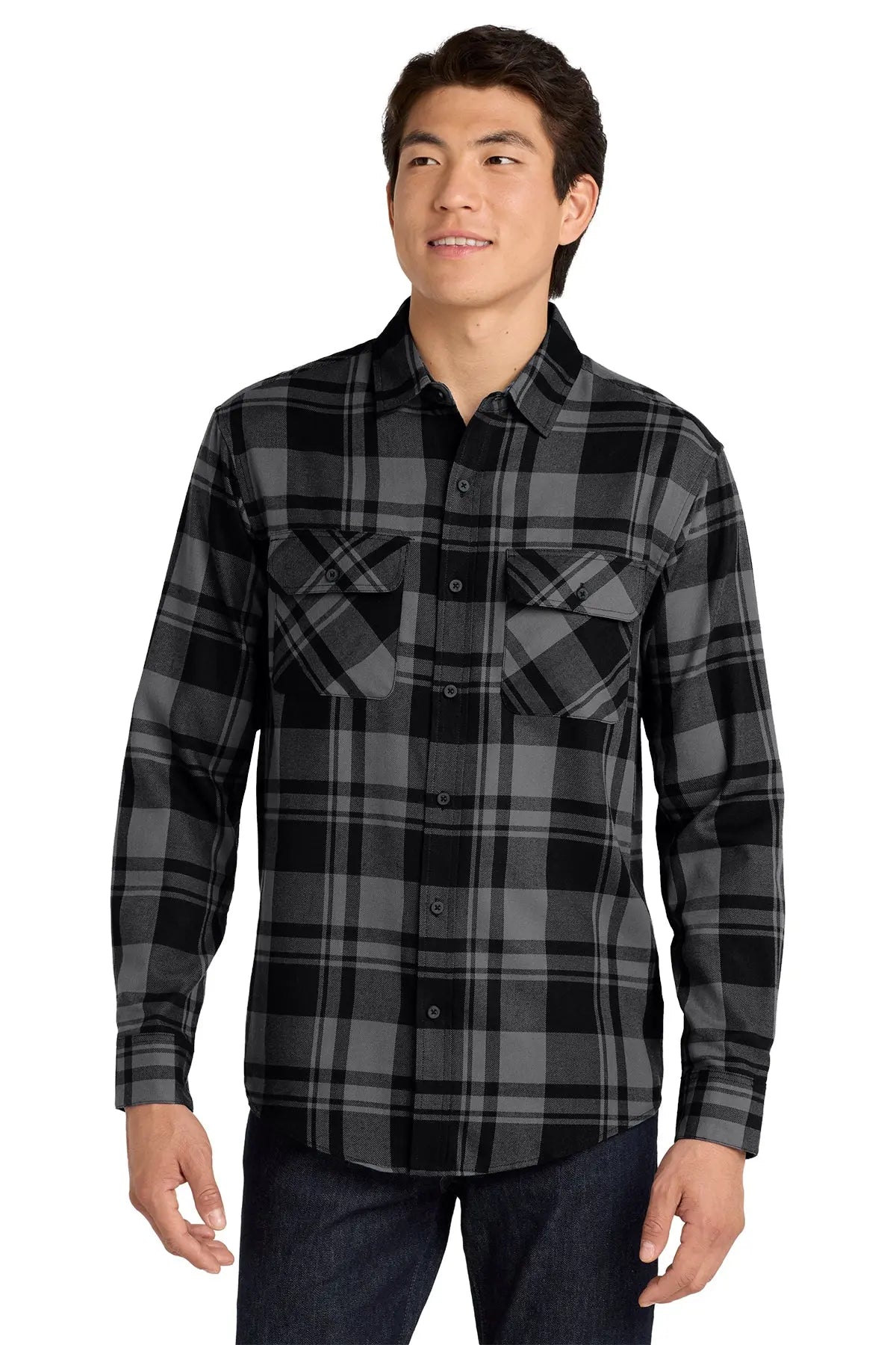 Port Authority® Plaid Flannel Shirt #W668