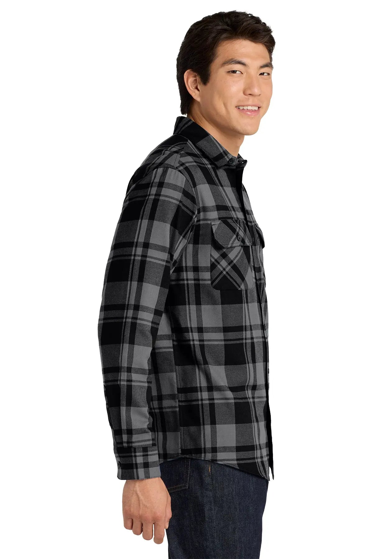 Port Authority® Plaid Flannel Shirt #W668