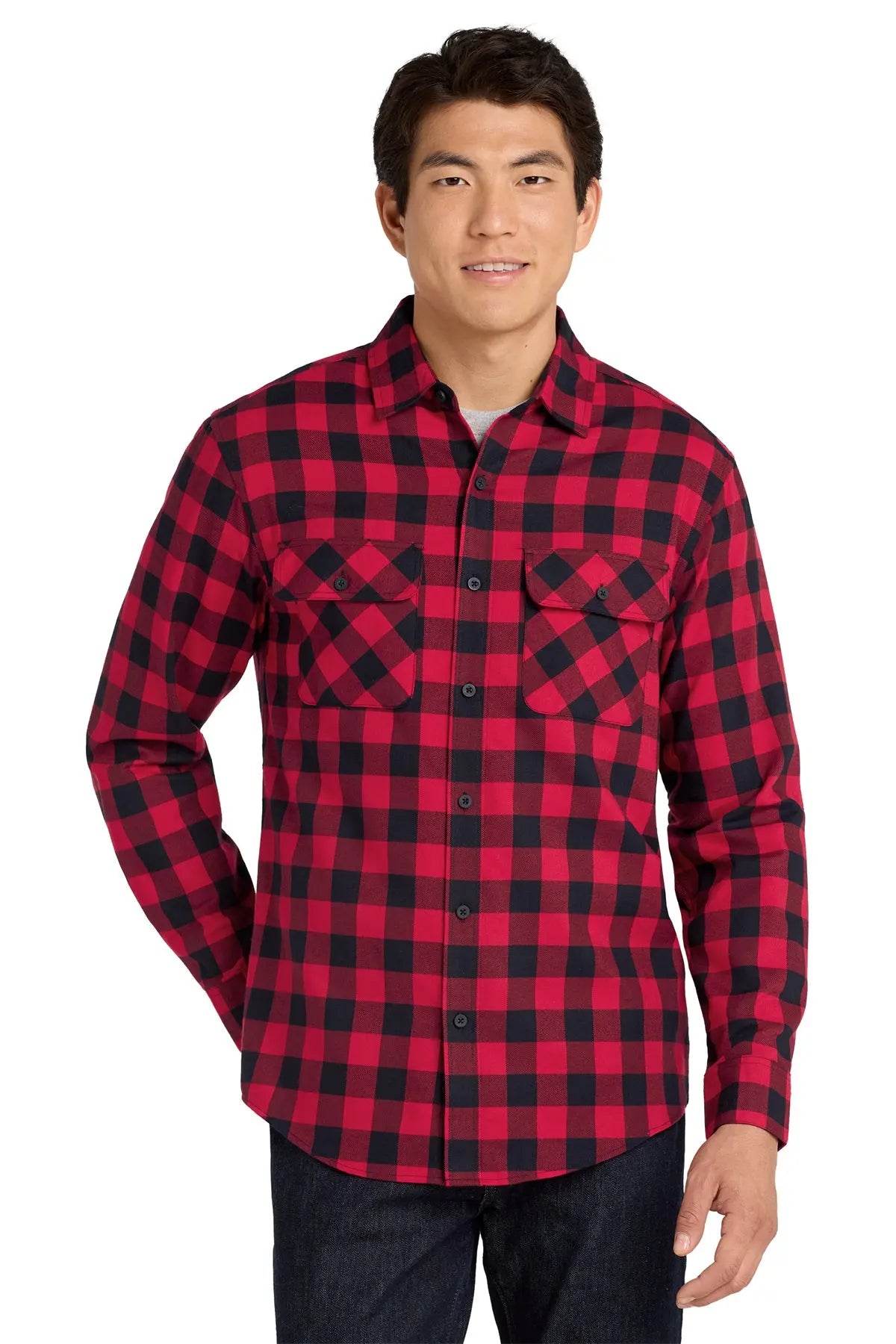 Port Authority® Plaid Flannel Shirt #W668