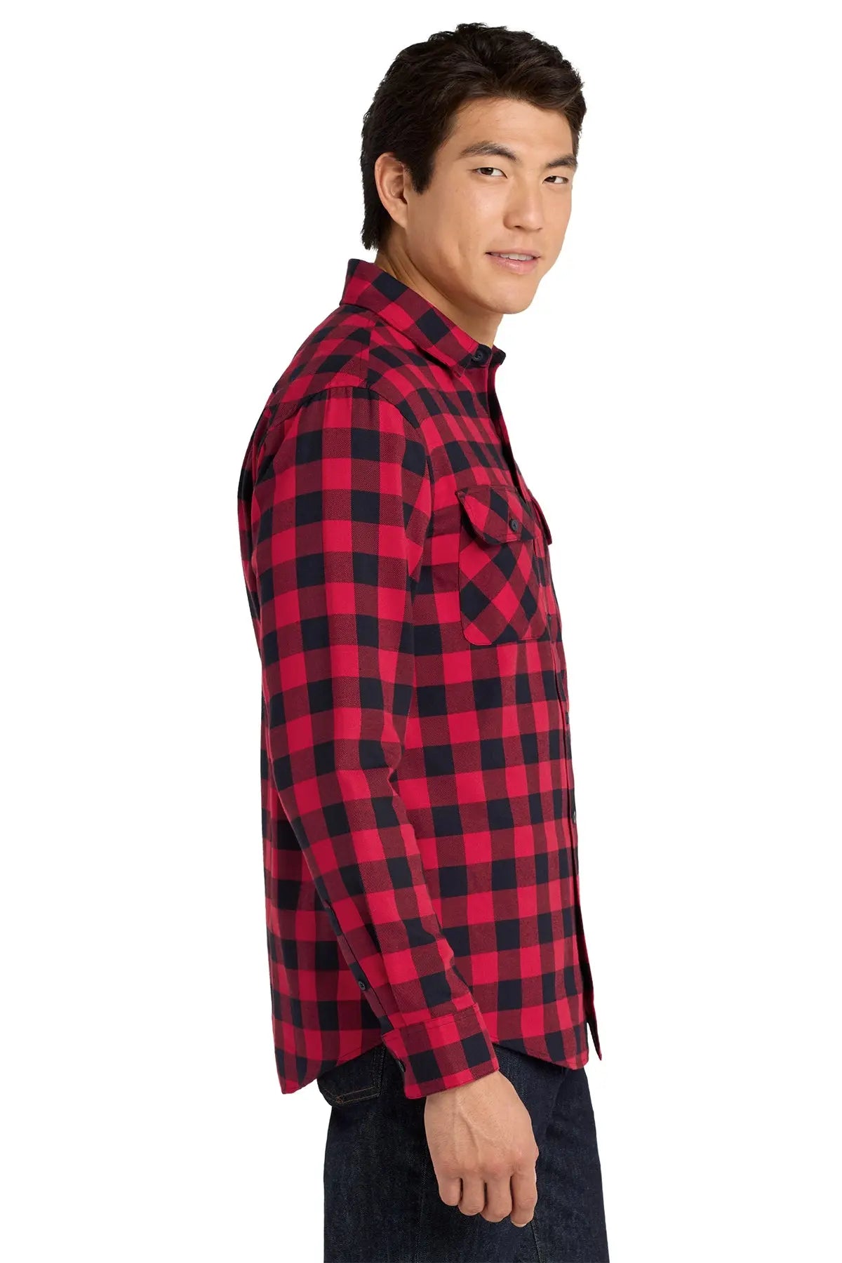 Port Authority® Plaid Flannel Shirt #W668