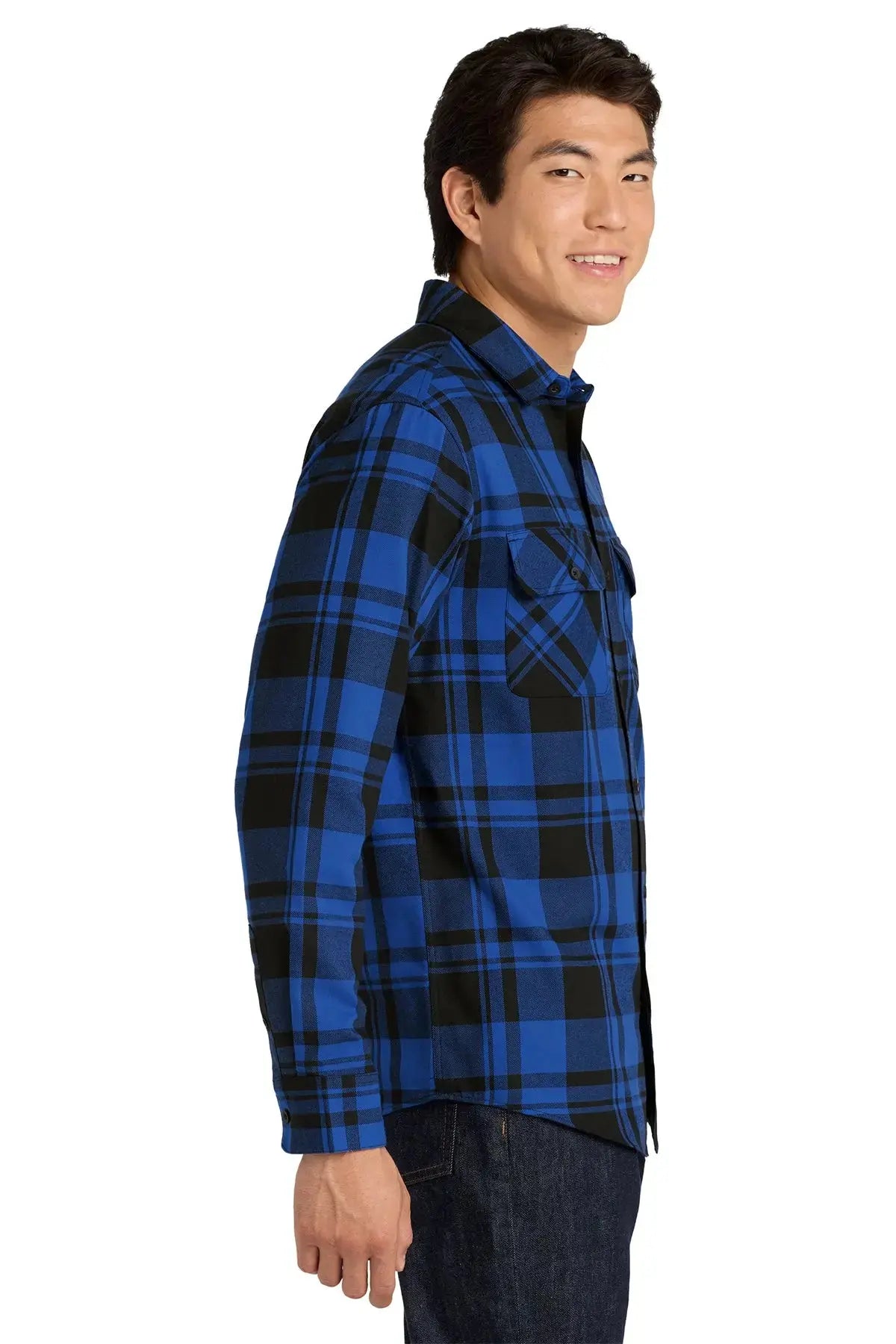 Port Authority® Plaid Flannel Shirt #W668 Game Over Merch