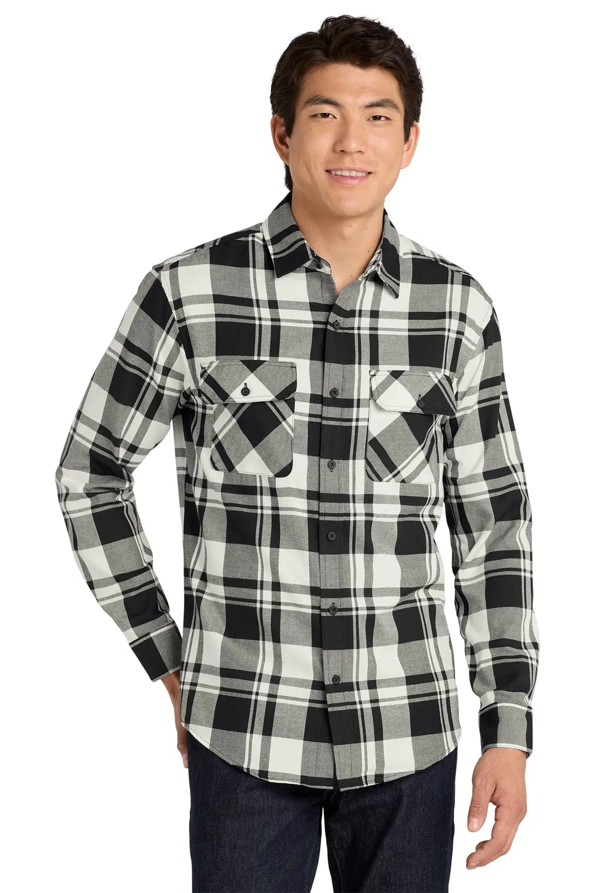 Port Authority® Plaid Flannel Shirt #W668
