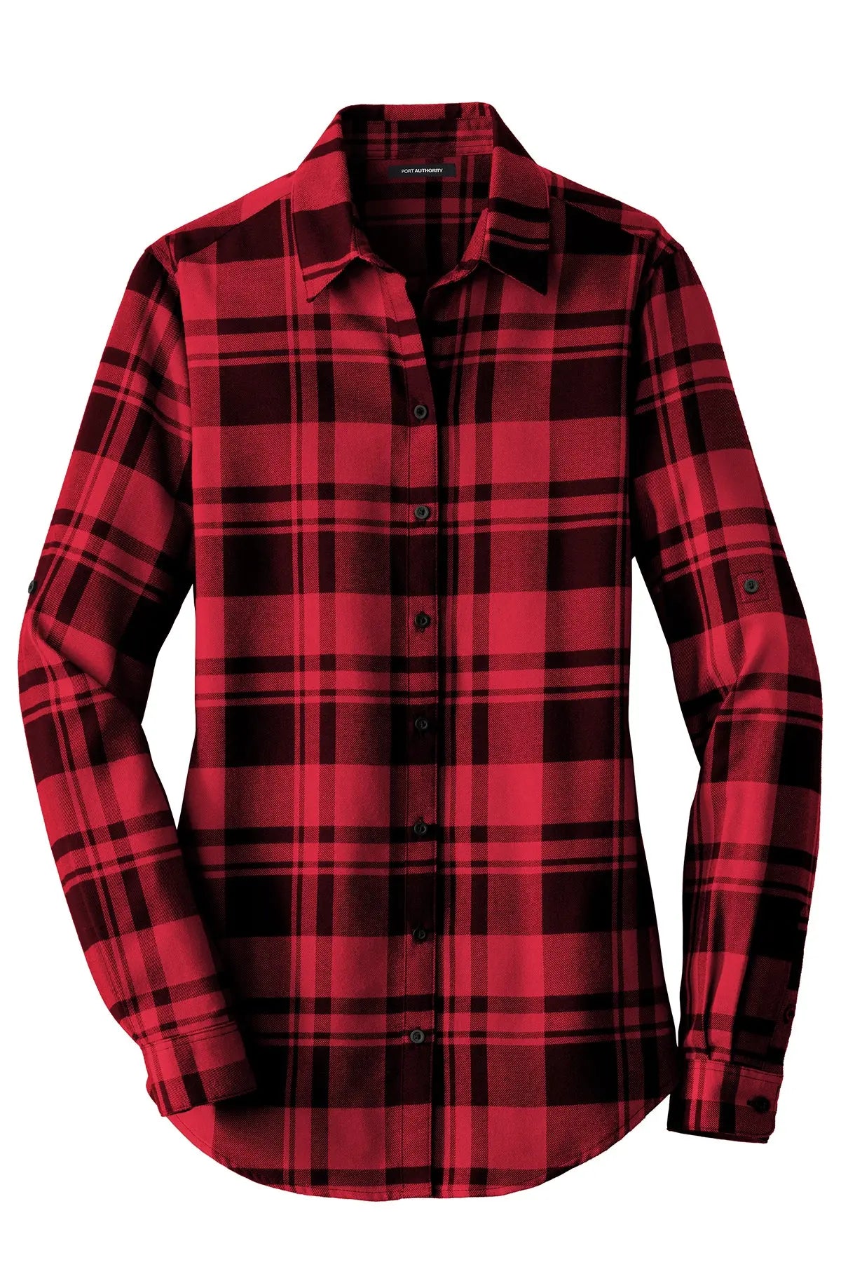 Port Authority® Women's Plaid Flannel Tunic #LW668