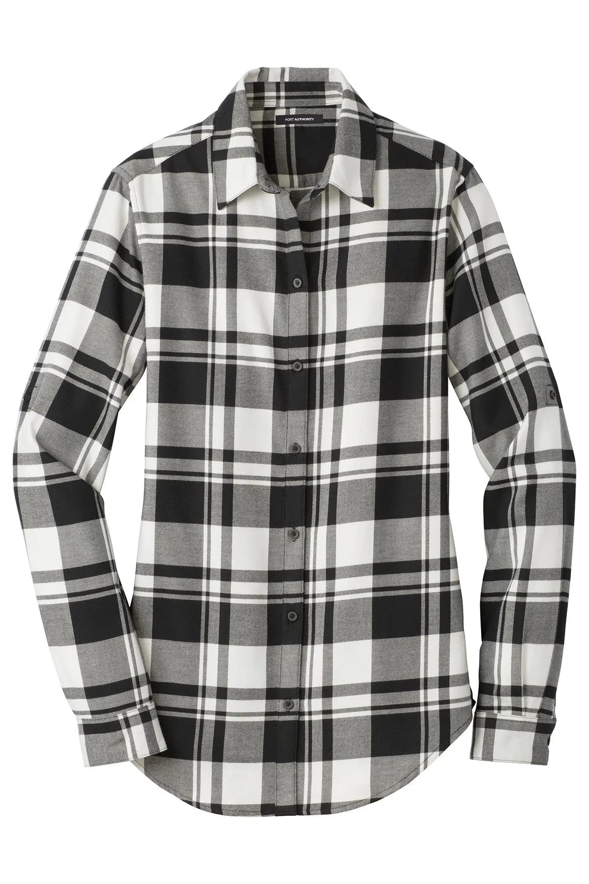 Port Authority® Women's Plaid Flannel Tunic #LW668