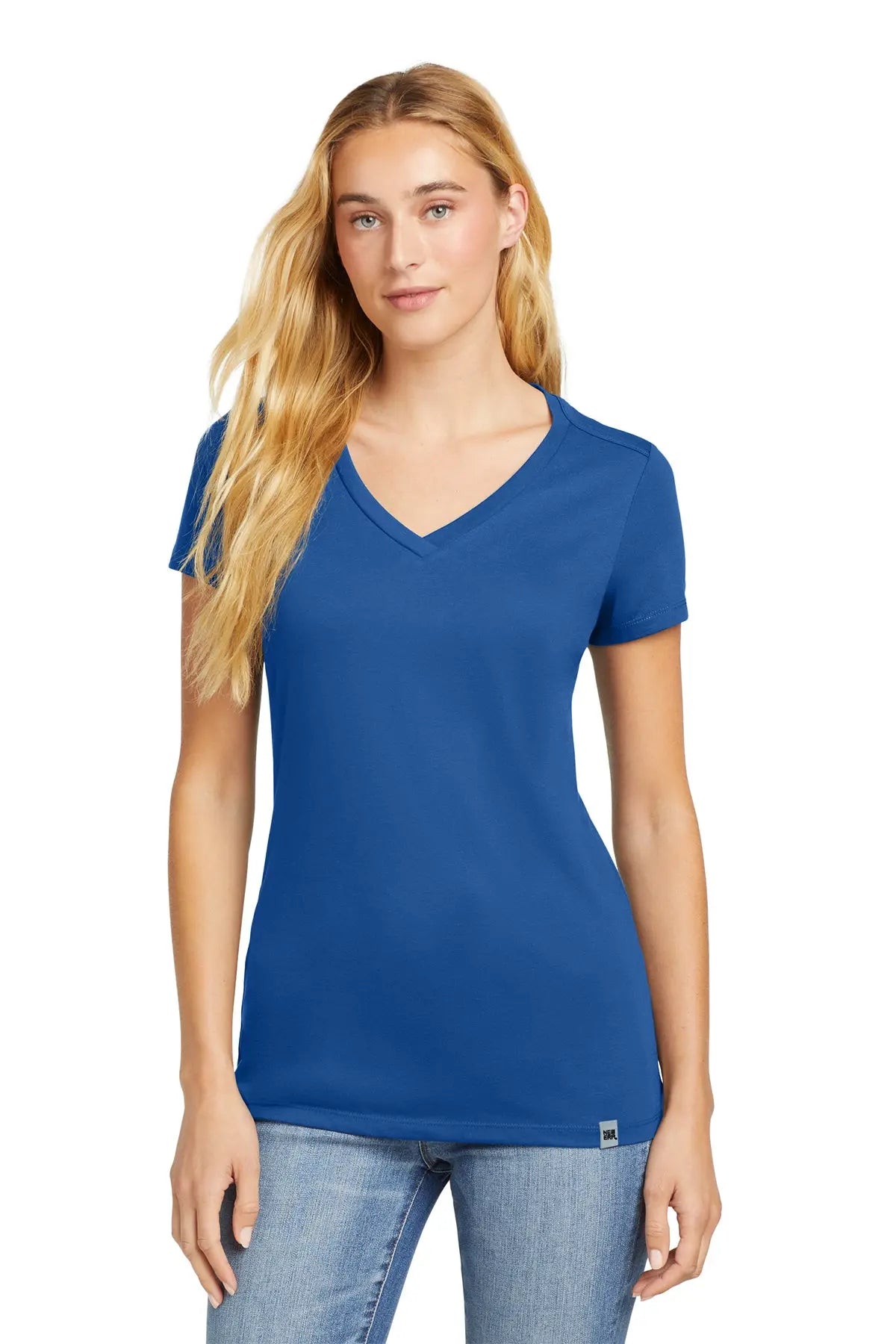 New Era® Women's Heritage Blend V-Neck Tee #LNEA101