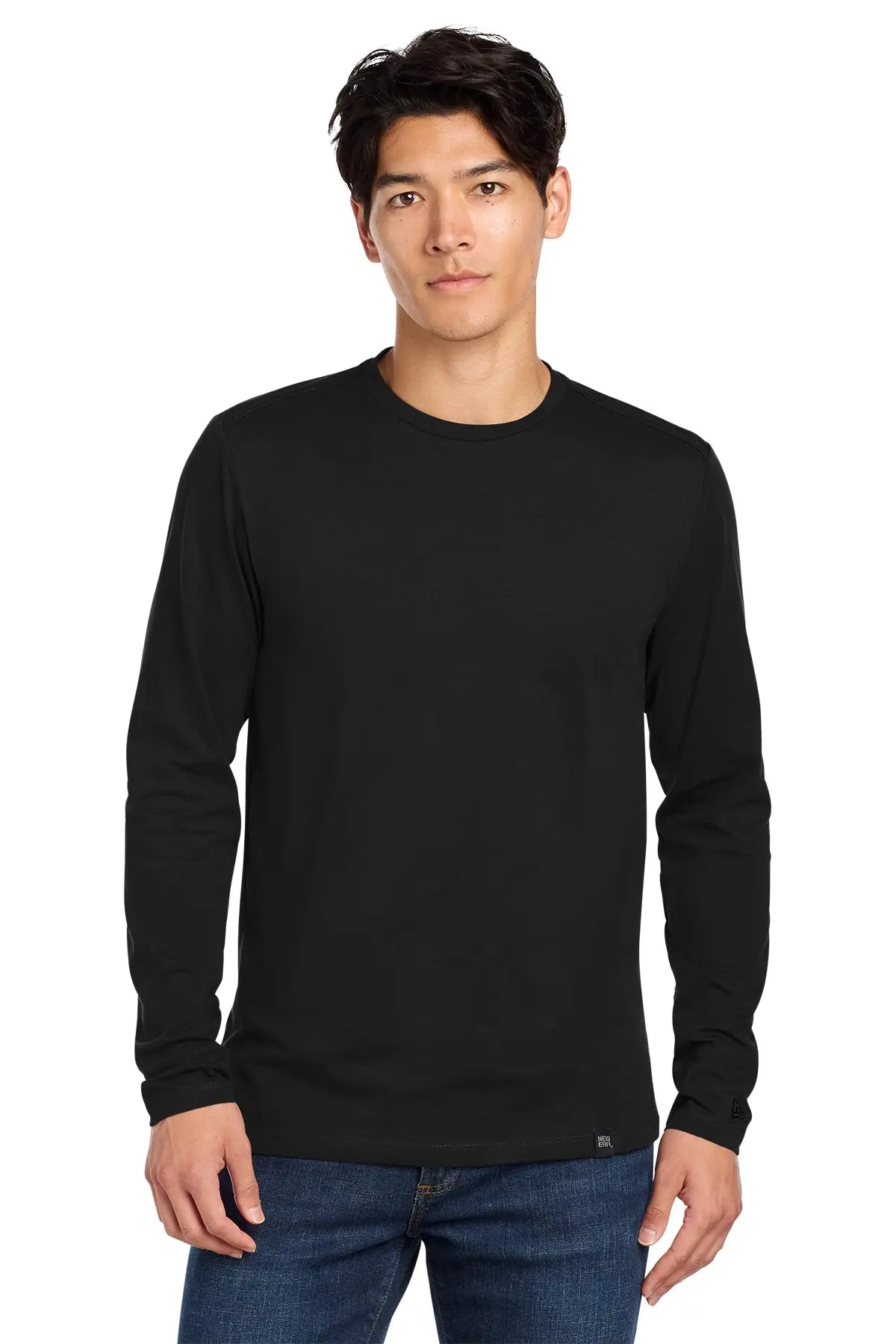 New Era® Heritage Blend Long Sleeve Crew Tee #NEA102