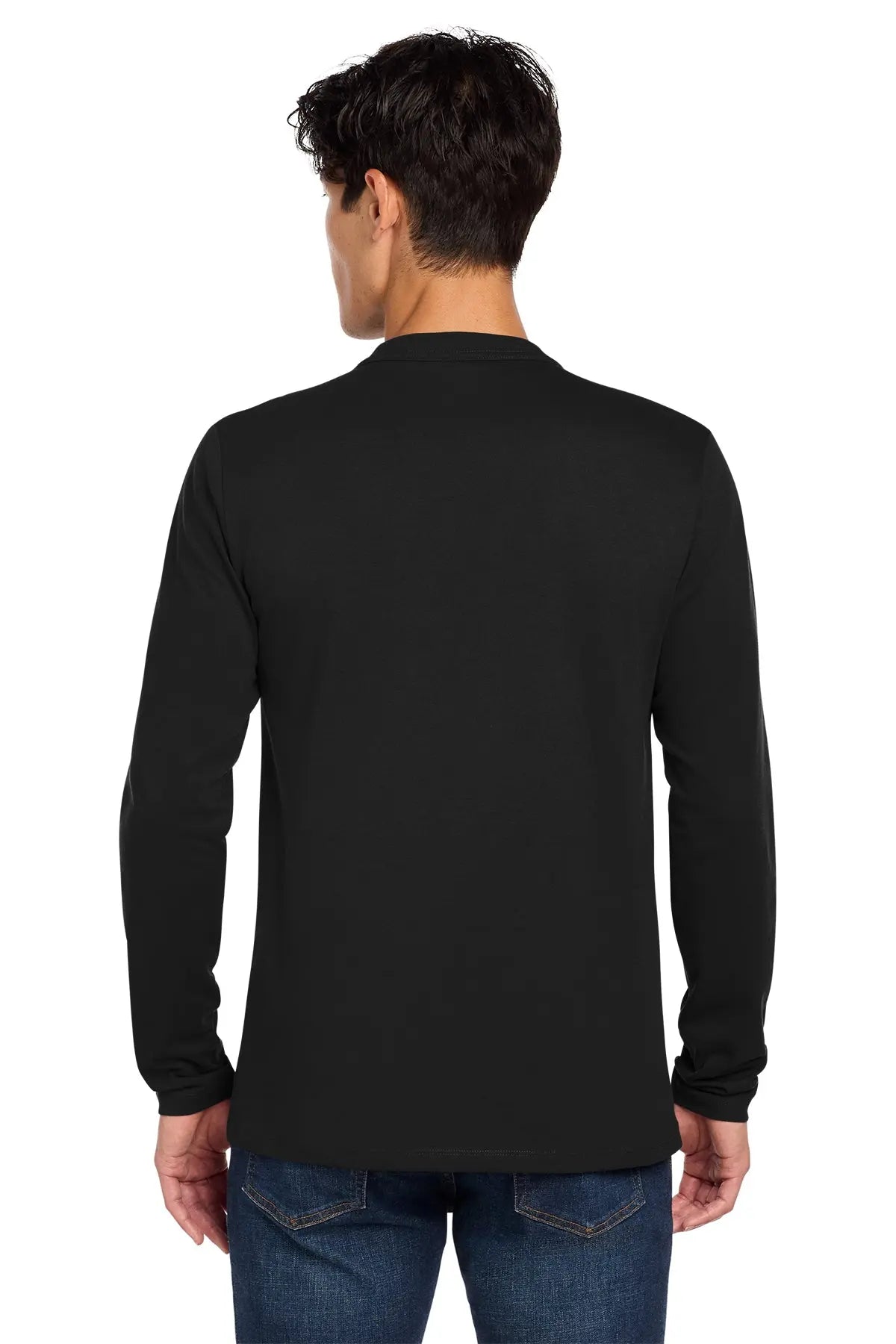 New Era® Heritage Blend Long Sleeve Crew Tee #NEA102