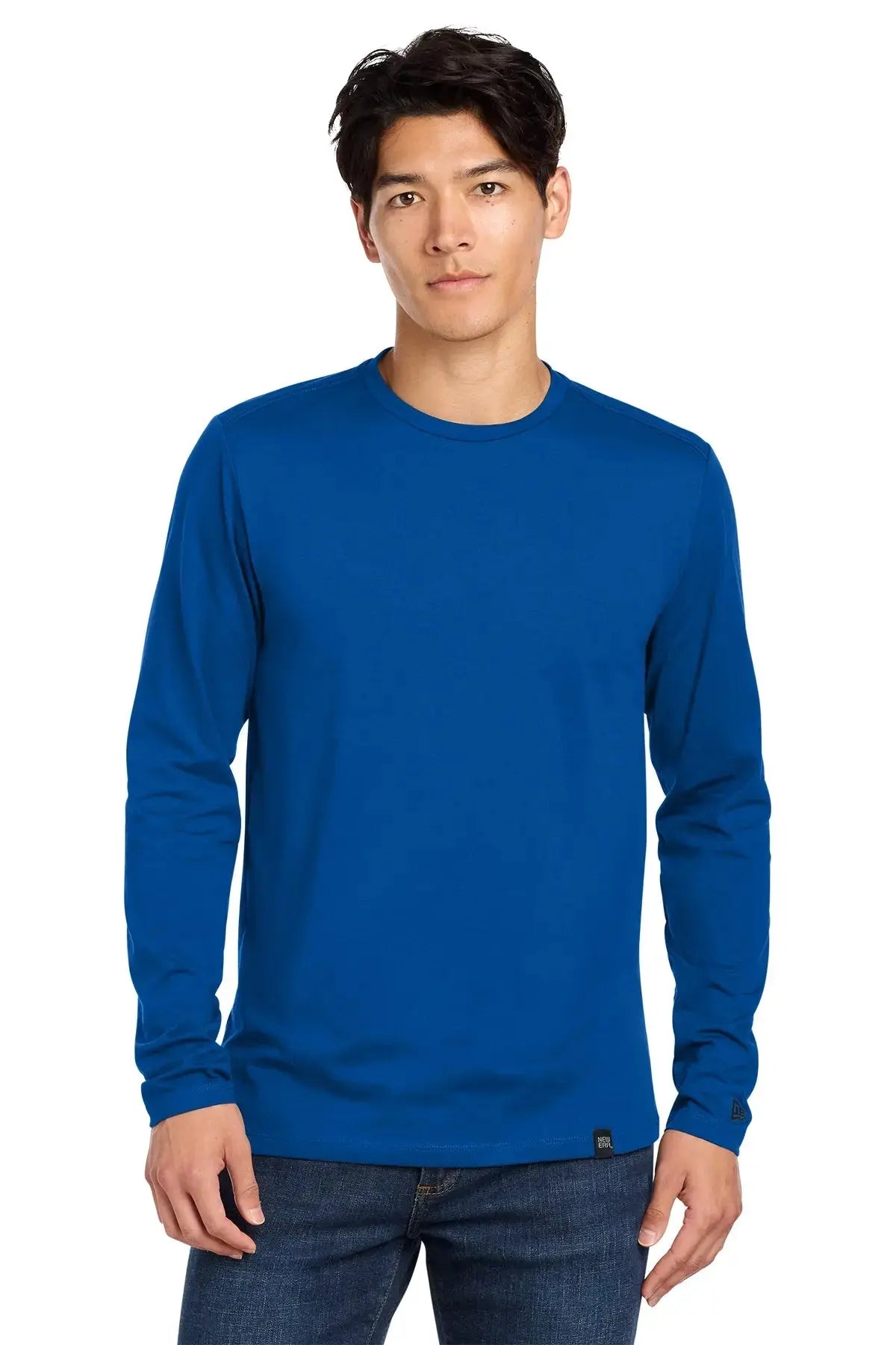 New Era® Heritage Blend Long Sleeve Crew Tee #NEA102 Game Over Merch