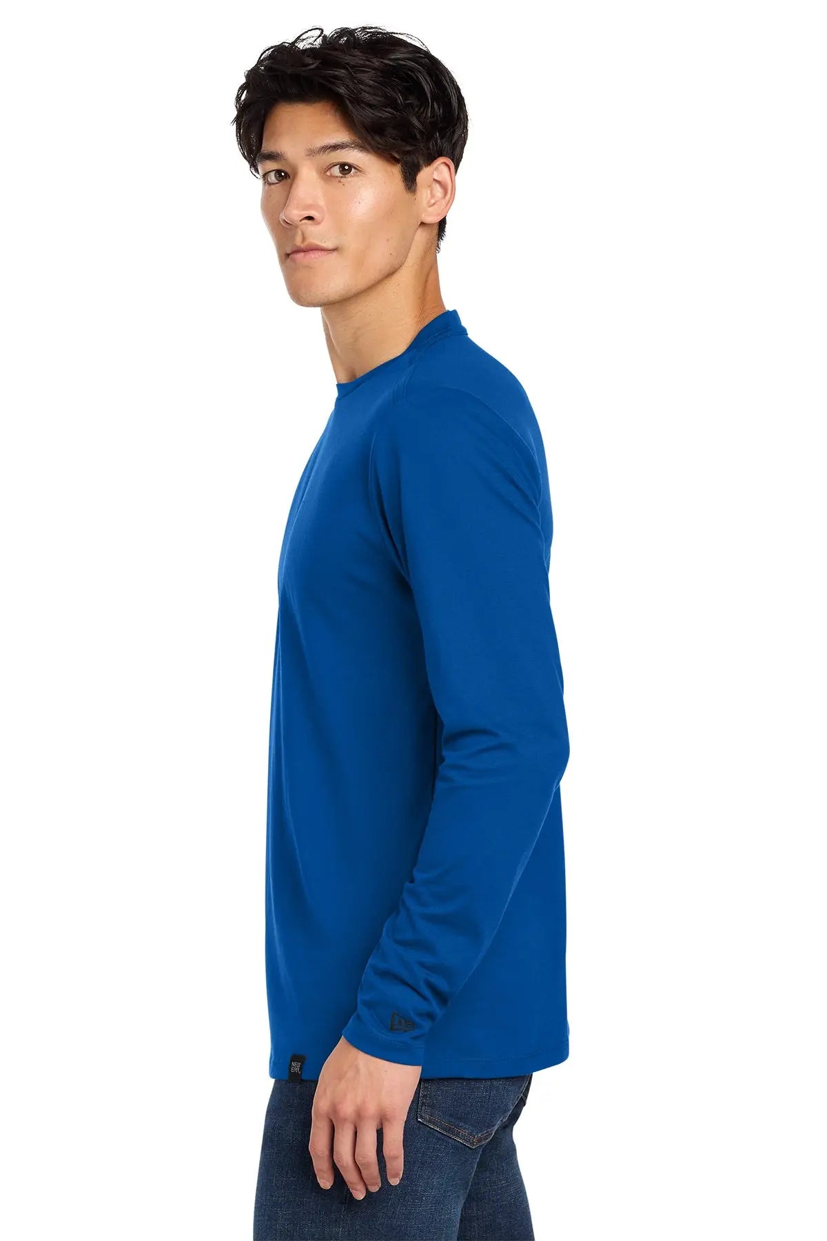 New Era® Heritage Blend Long Sleeve Crew Tee #NEA102