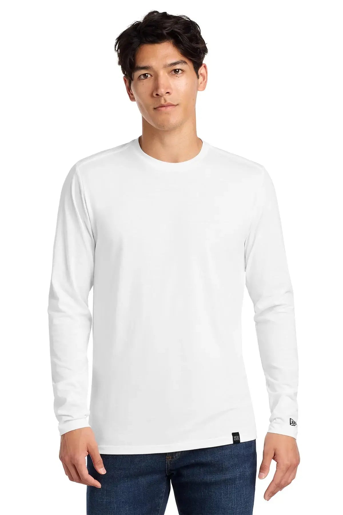 New Era® Heritage Blend Long Sleeve Crew Tee #NEA102 Game Over Merch