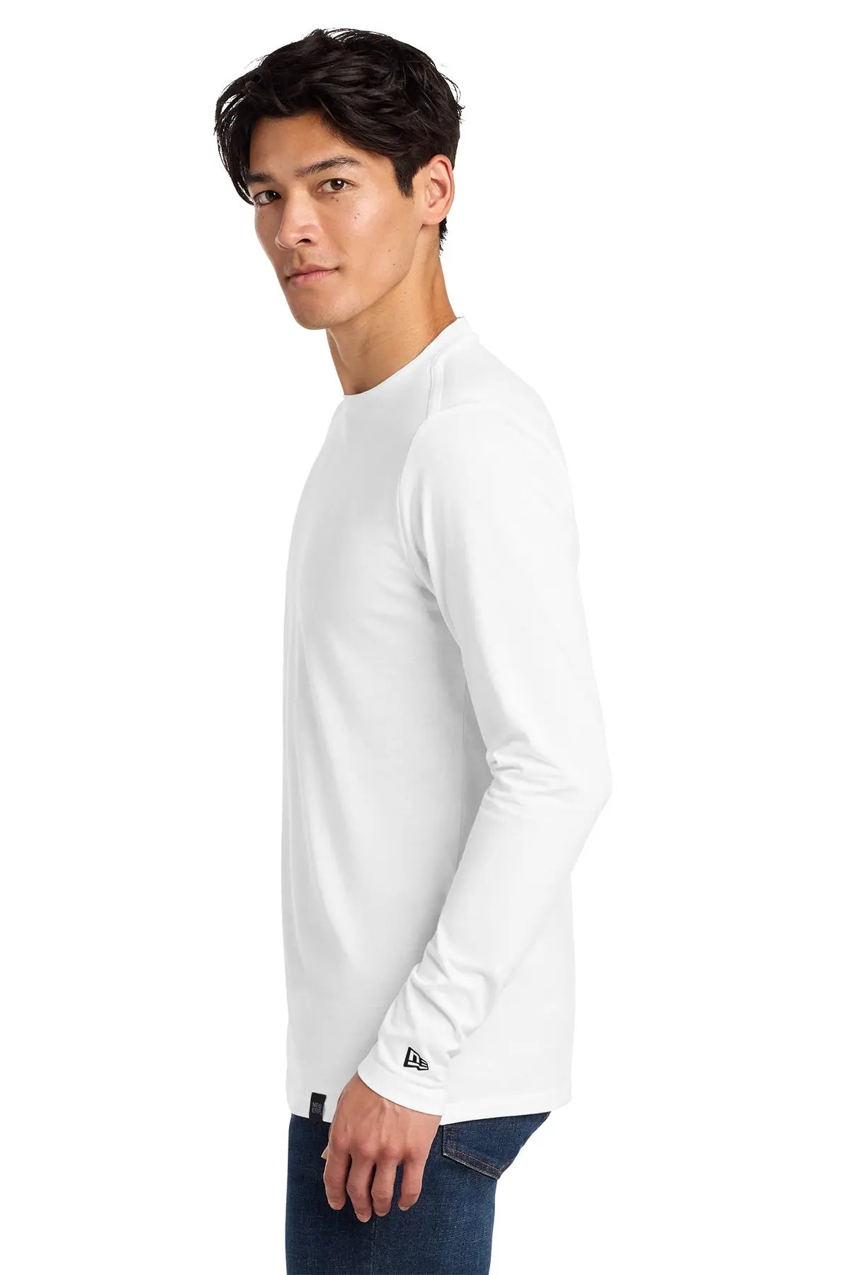 New Era® Heritage Blend Long Sleeve Crew Tee #NEA102