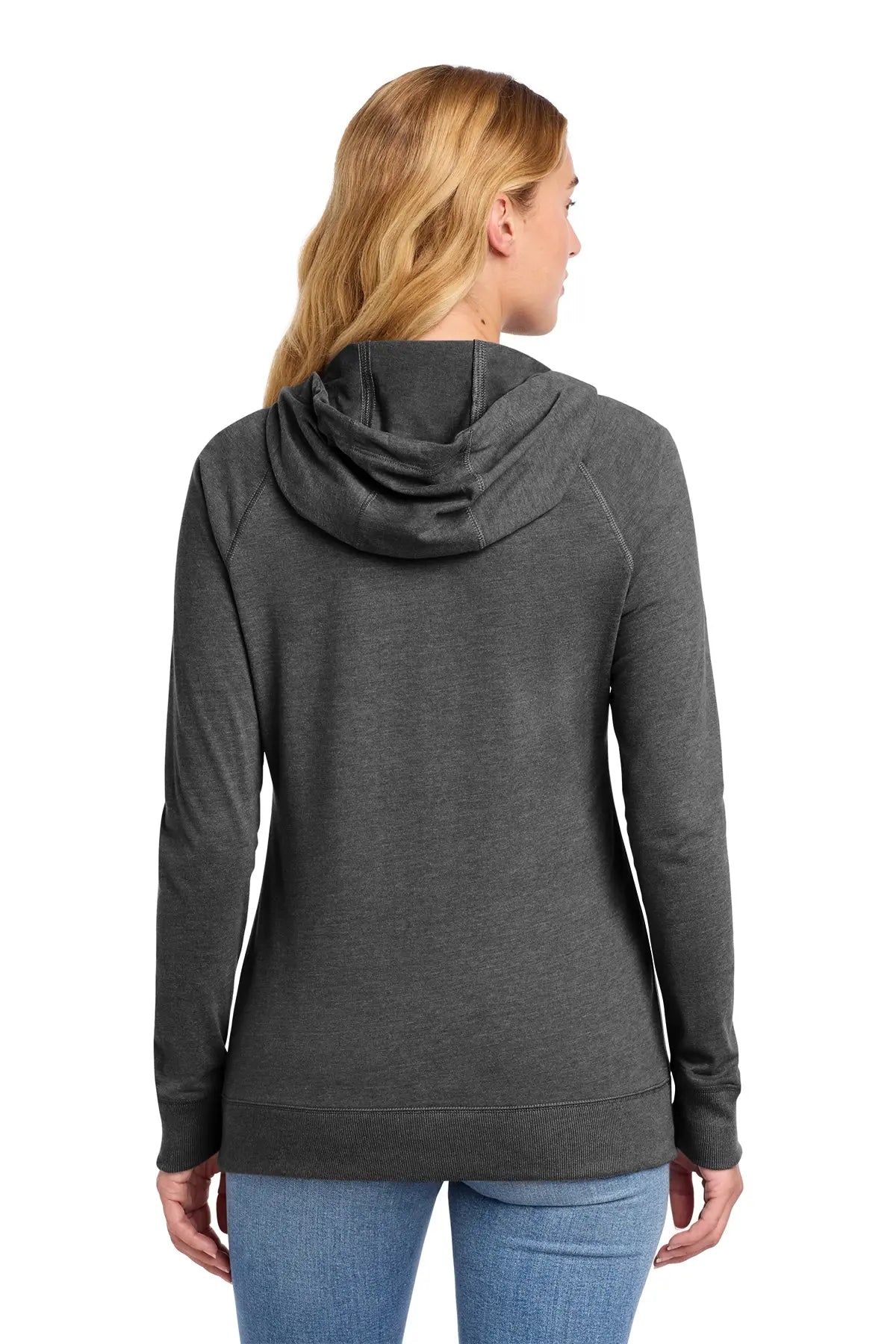 New Era® Women's Sueded Cotton Blend Full-Zip Hoodie #LNEA122