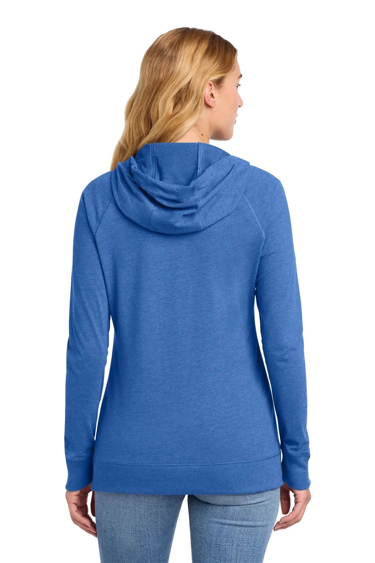 New Era® Women's Sueded Cotton Blend Full-Zip Hoodie #LNEA122