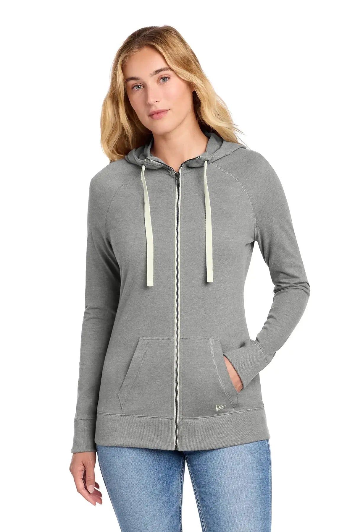 New Era® Women's Sueded Cotton Blend Full-Zip Hoodie #LNEA122 Game Over Merch