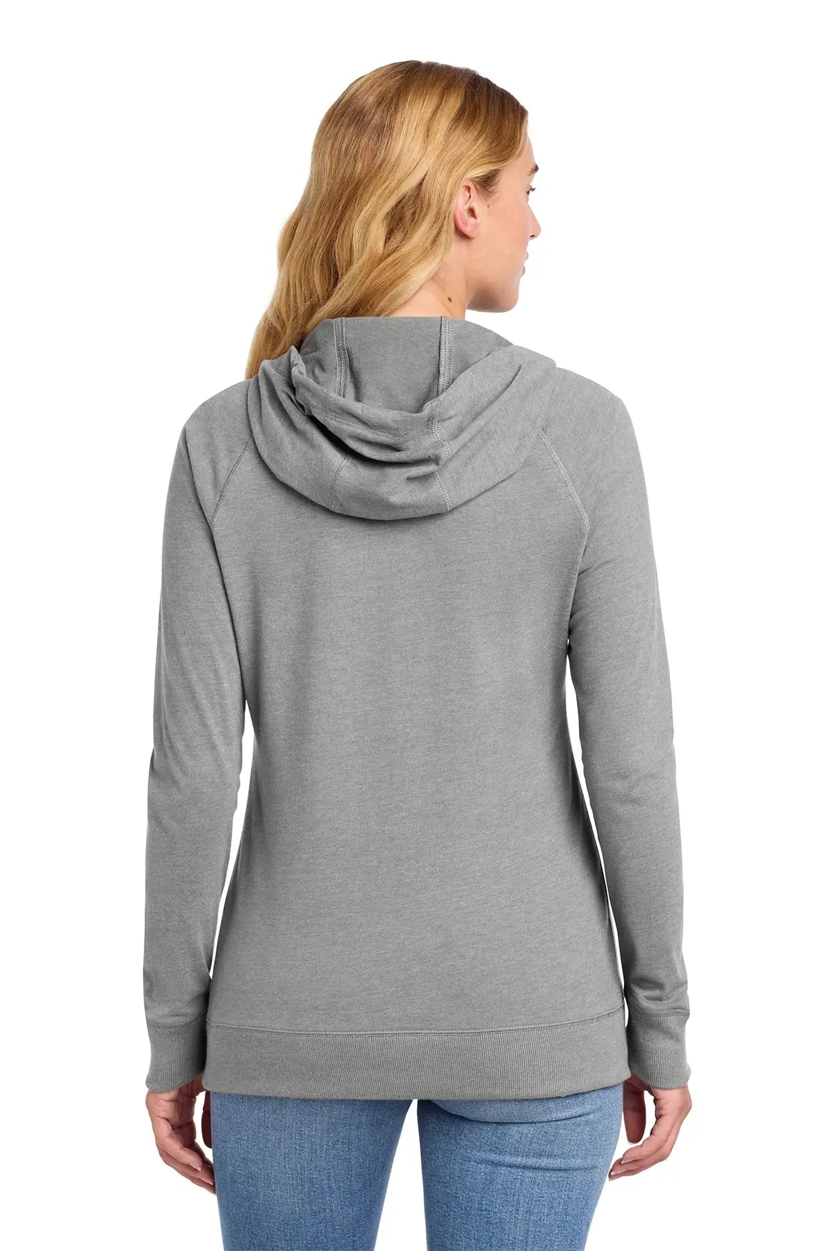 New Era® Women's Sueded Cotton Blend Full-Zip Hoodie #LNEA122