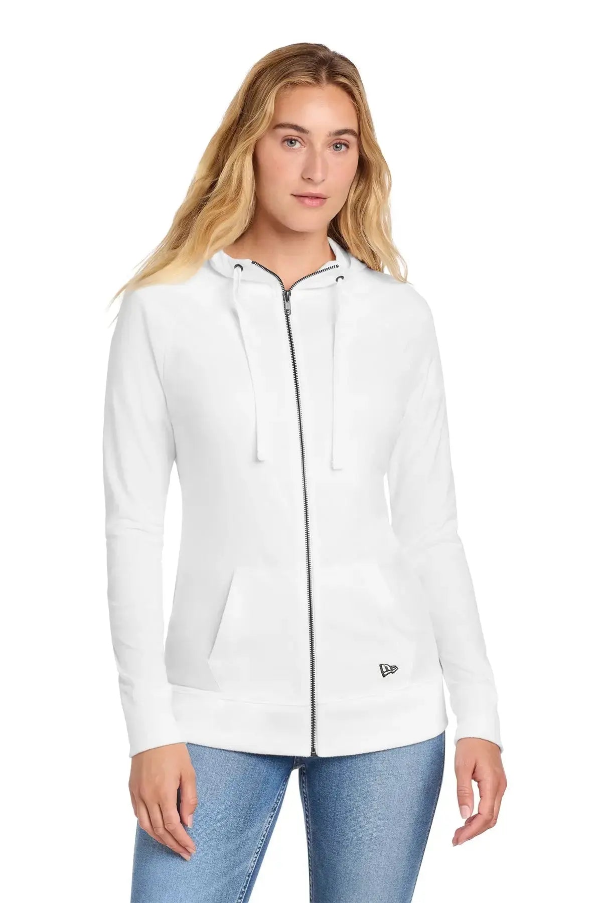 New Era® Women's Sueded Cotton Blend Full-Zip Hoodie #LNEA122 Game Over Merch