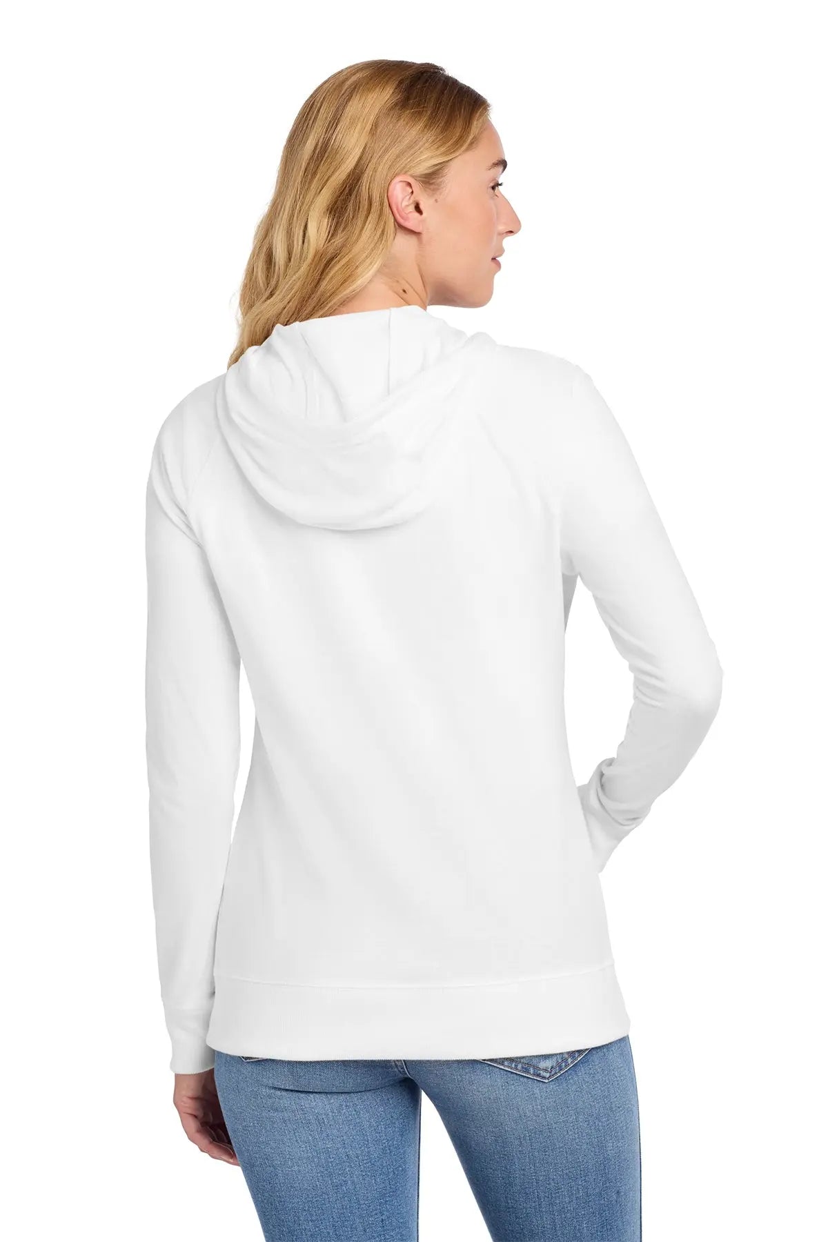 New Era® Women's Sueded Cotton Blend Full-Zip Hoodie #LNEA122