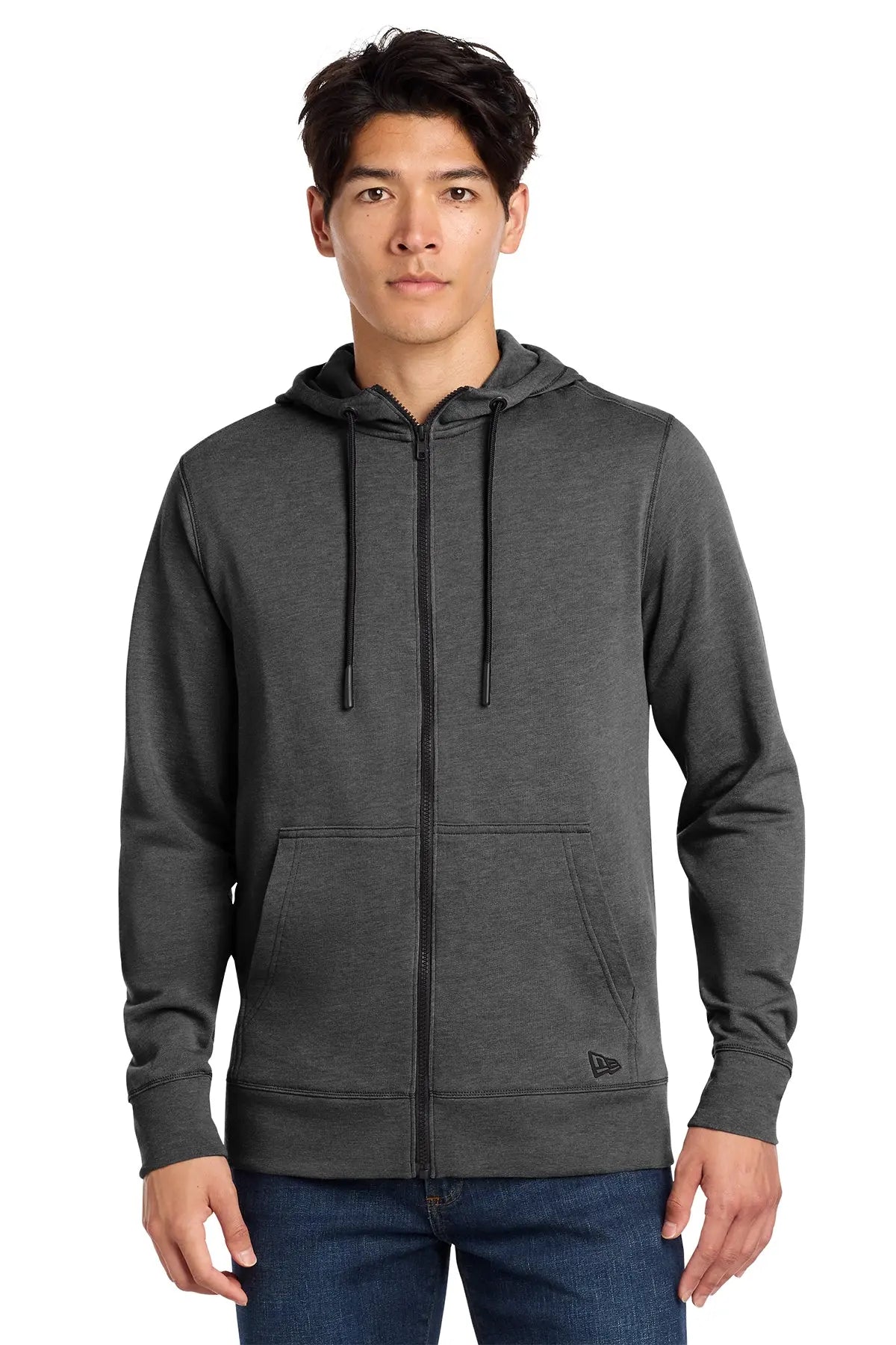 New Era® Tri-Blend Fleece Full-Zip Hoodie #NEA511