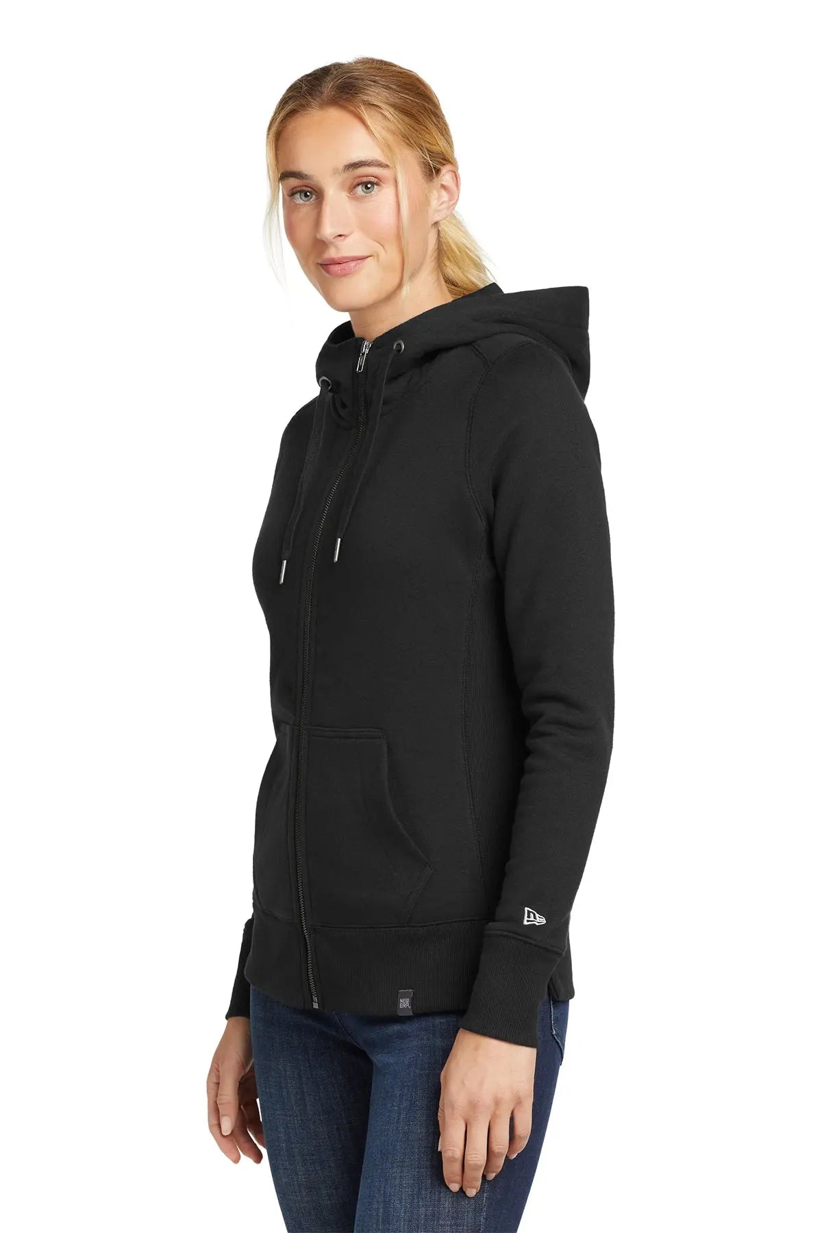 New Era® Women's French Terry Full-Zip Hoodie #LNEA502