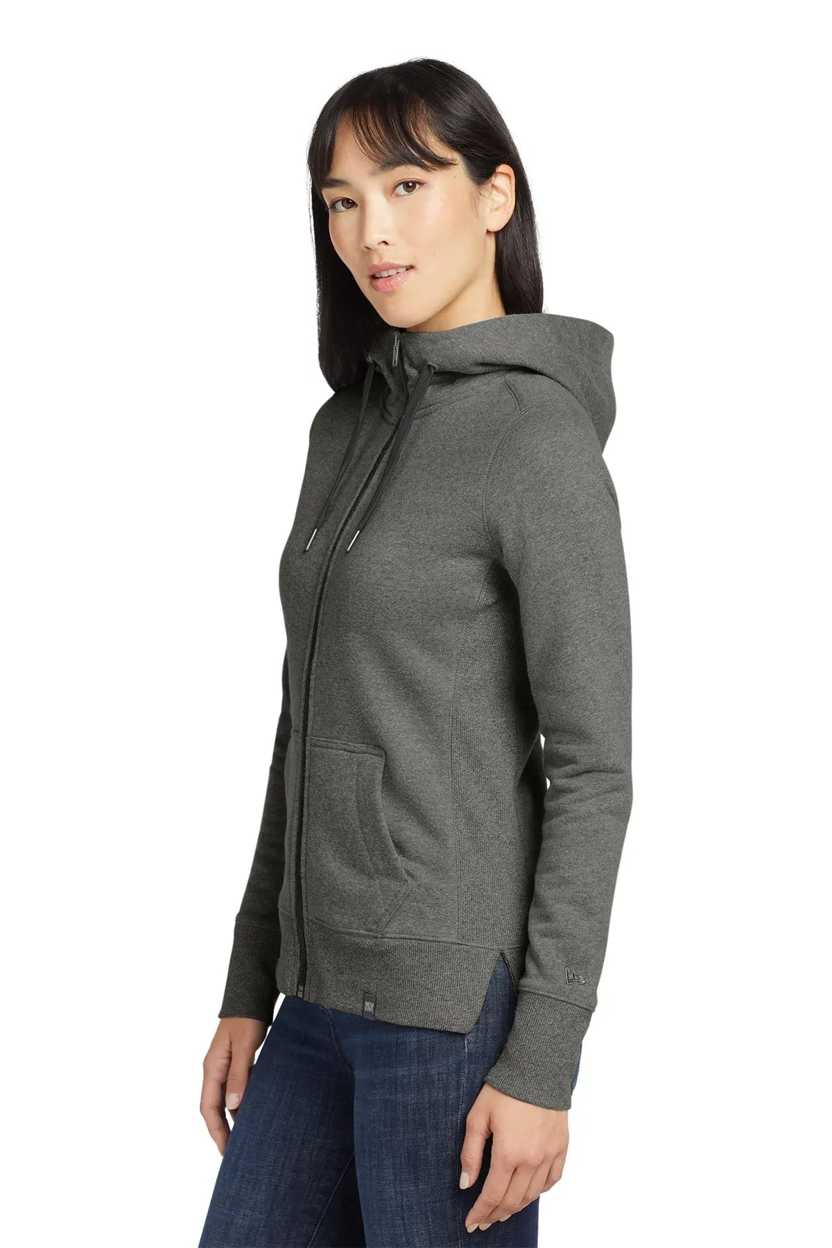 New Era® Women's French Terry Full-Zip Hoodie #LNEA502