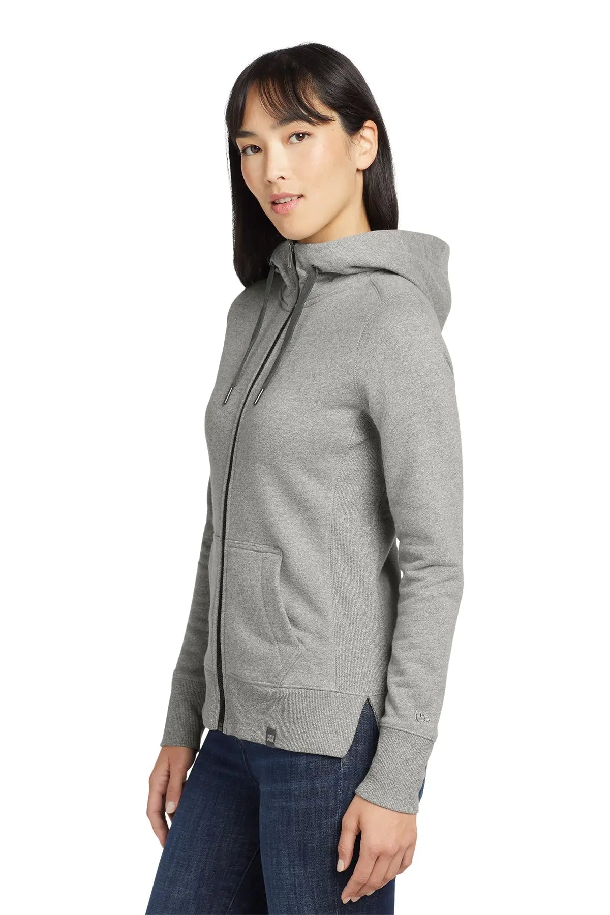 New Era® Women's French Terry Full-Zip Hoodie #LNEA502