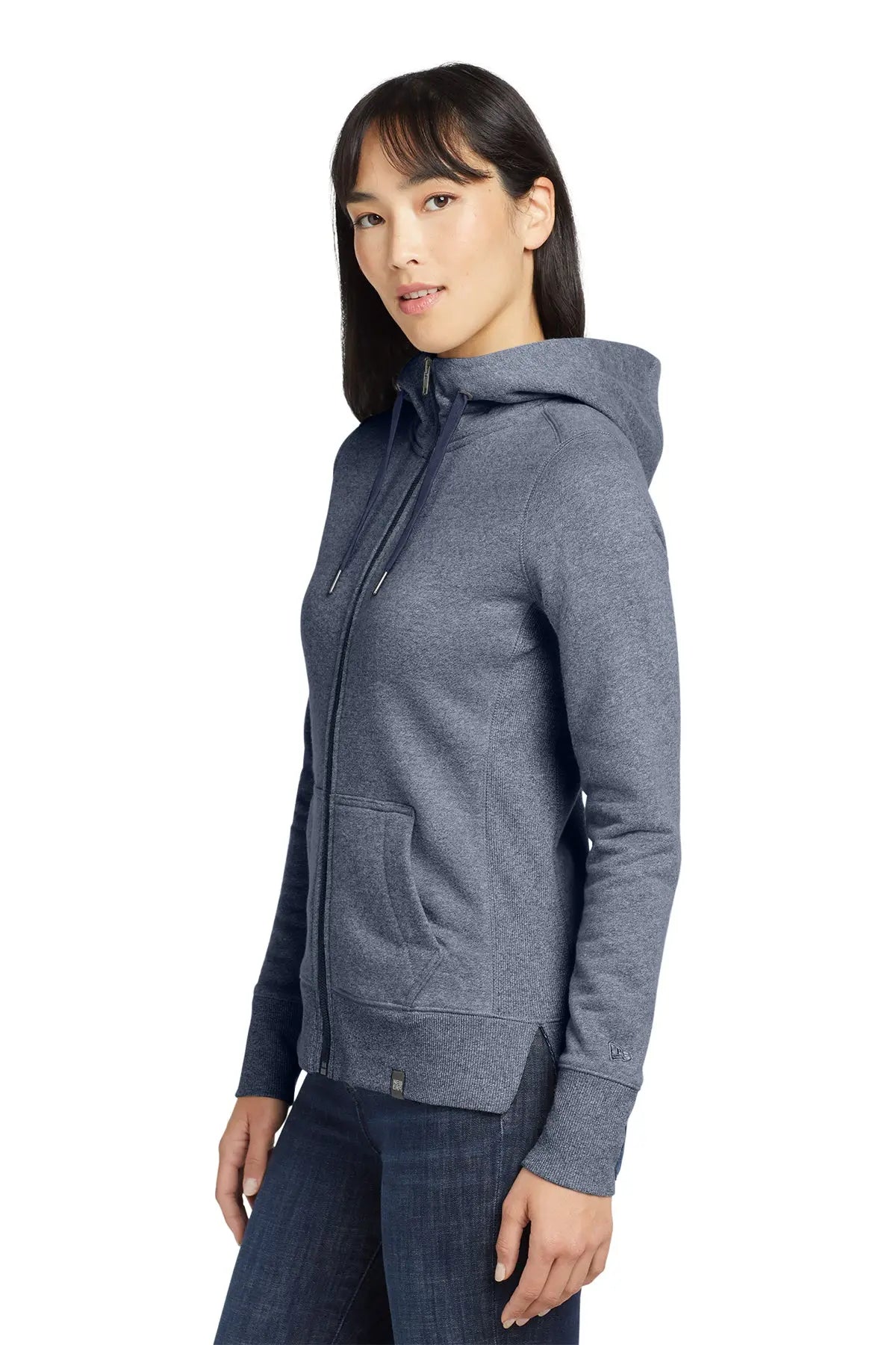 New Era® Women's French Terry Full-Zip Hoodie #LNEA502