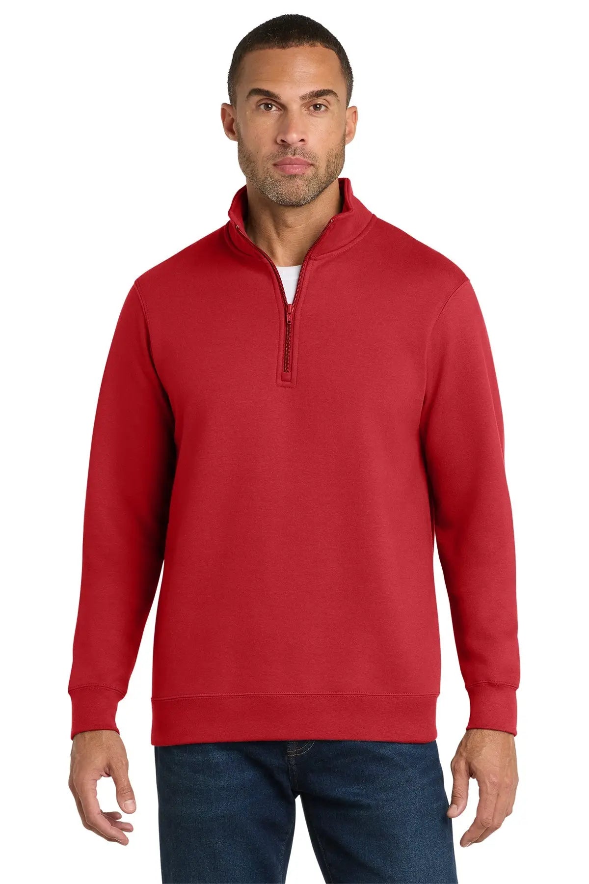 Port & Co™ Fan Favorite™ Fleece 1/4-Zip Pullover Sweatshirt #PC850Q Game Over Merch
