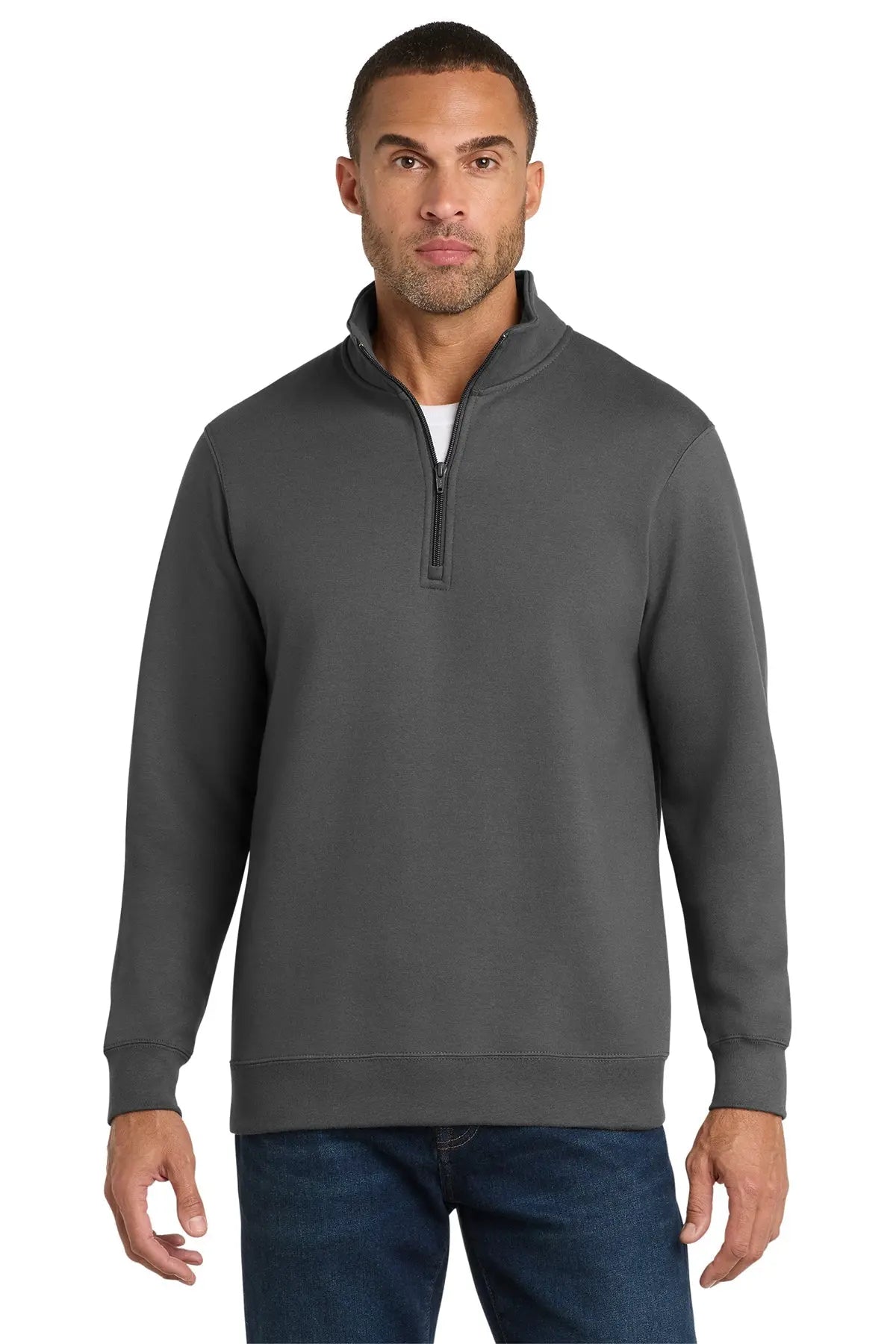 Port & Co™ Fan Favorite™ Fleece 1/4-Zip Pullover Sweatshirt #PC850Q Game Over Merch