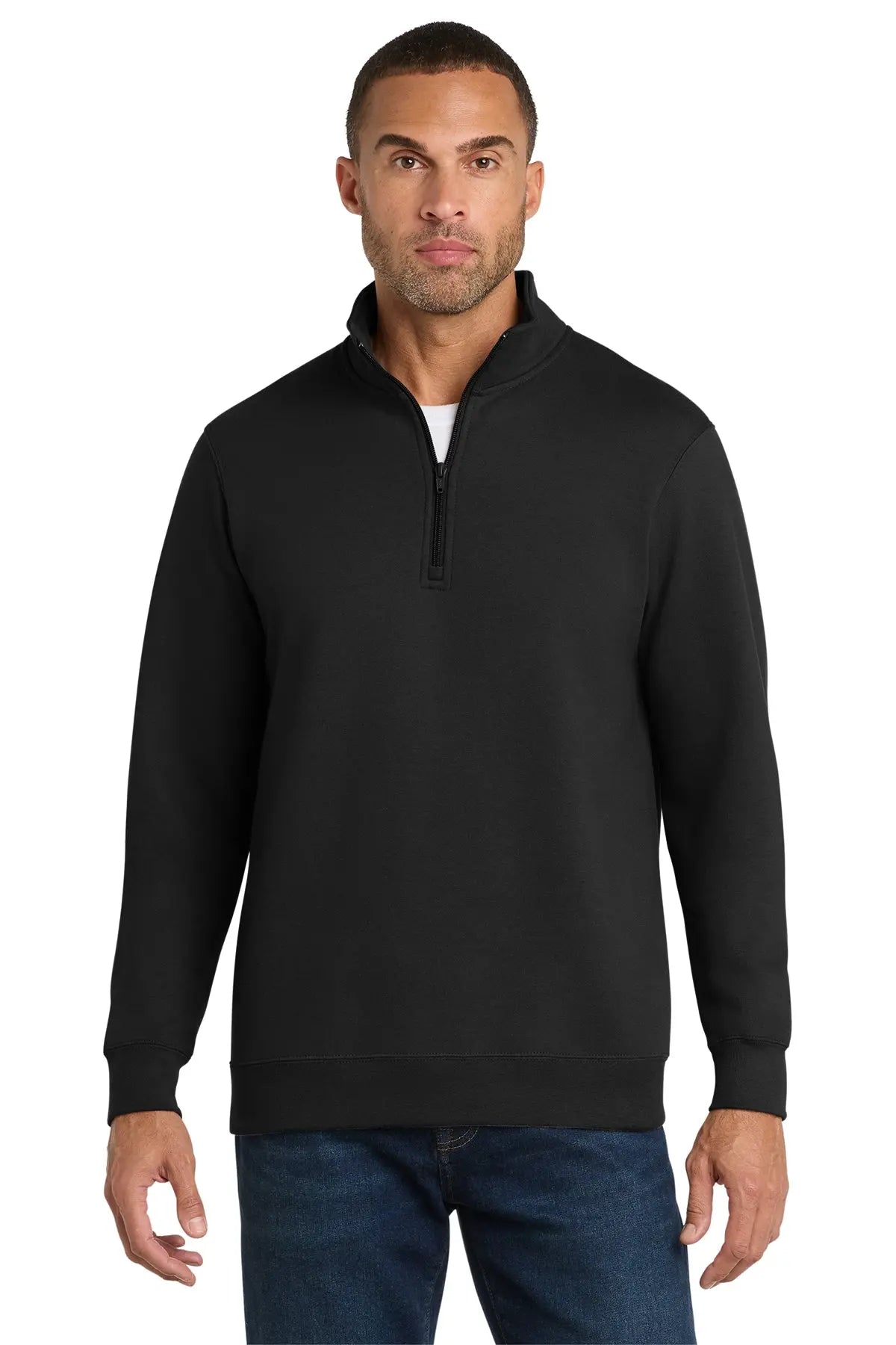Port & Co™ Fan Favorite™ Fleece 1/4-Zip Pullover Sweatshirt #PC850Q Game Over Merch