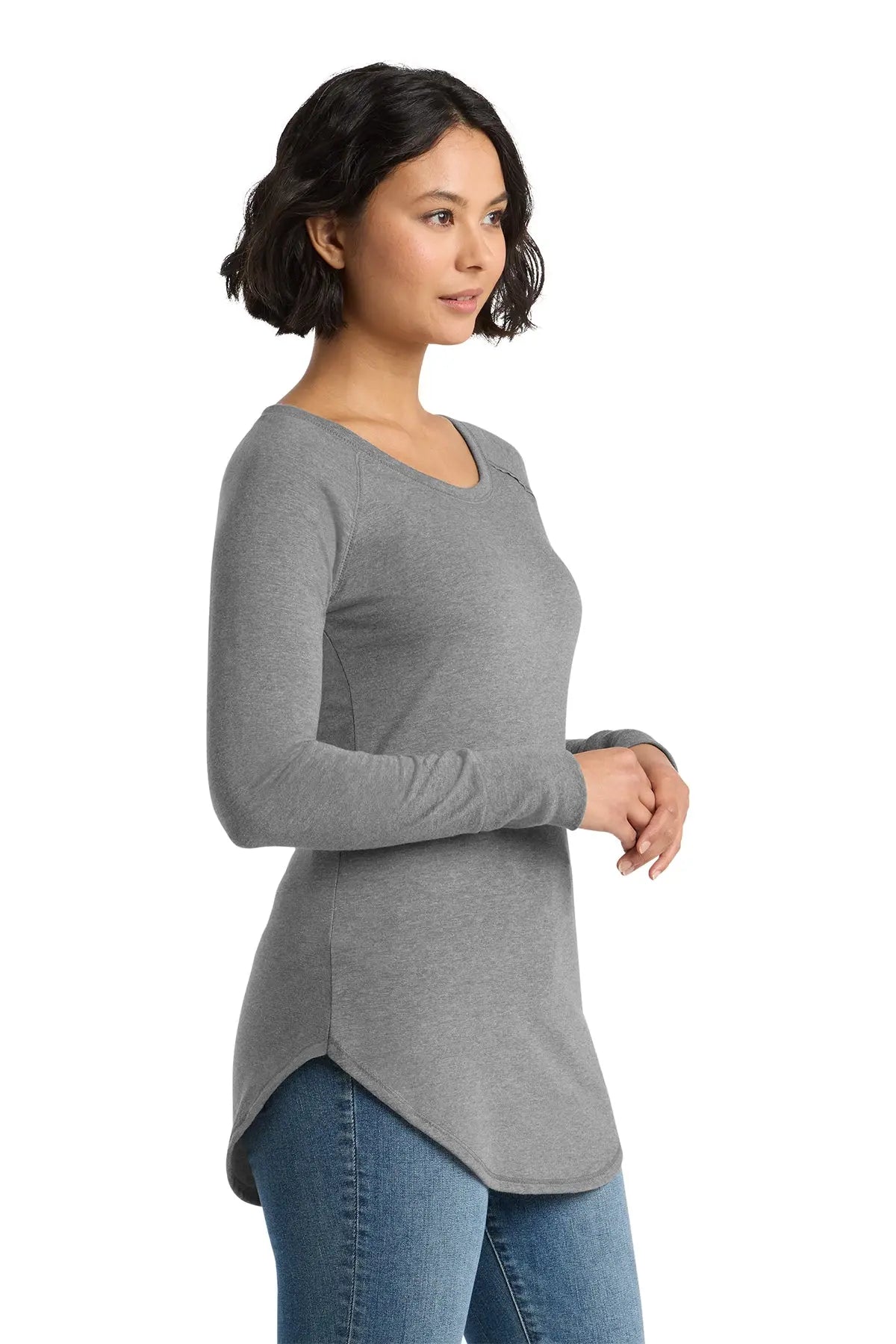 District® Women’s Perfect Tri® Long Sleeve Tunic Tee #DT132L Game Over Merch