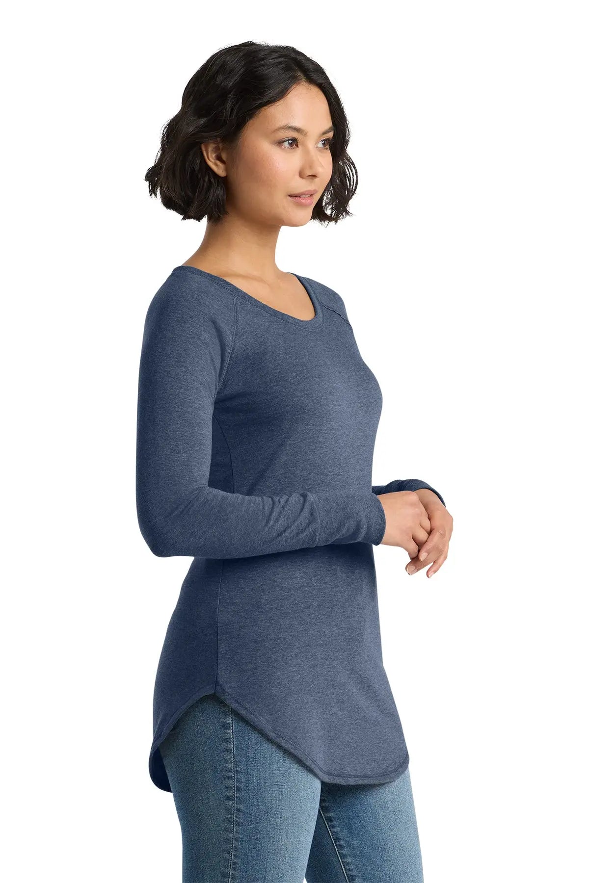 District® Women’s Perfect Tri® Long Sleeve Tunic Tee #DT132L Game Over Merch