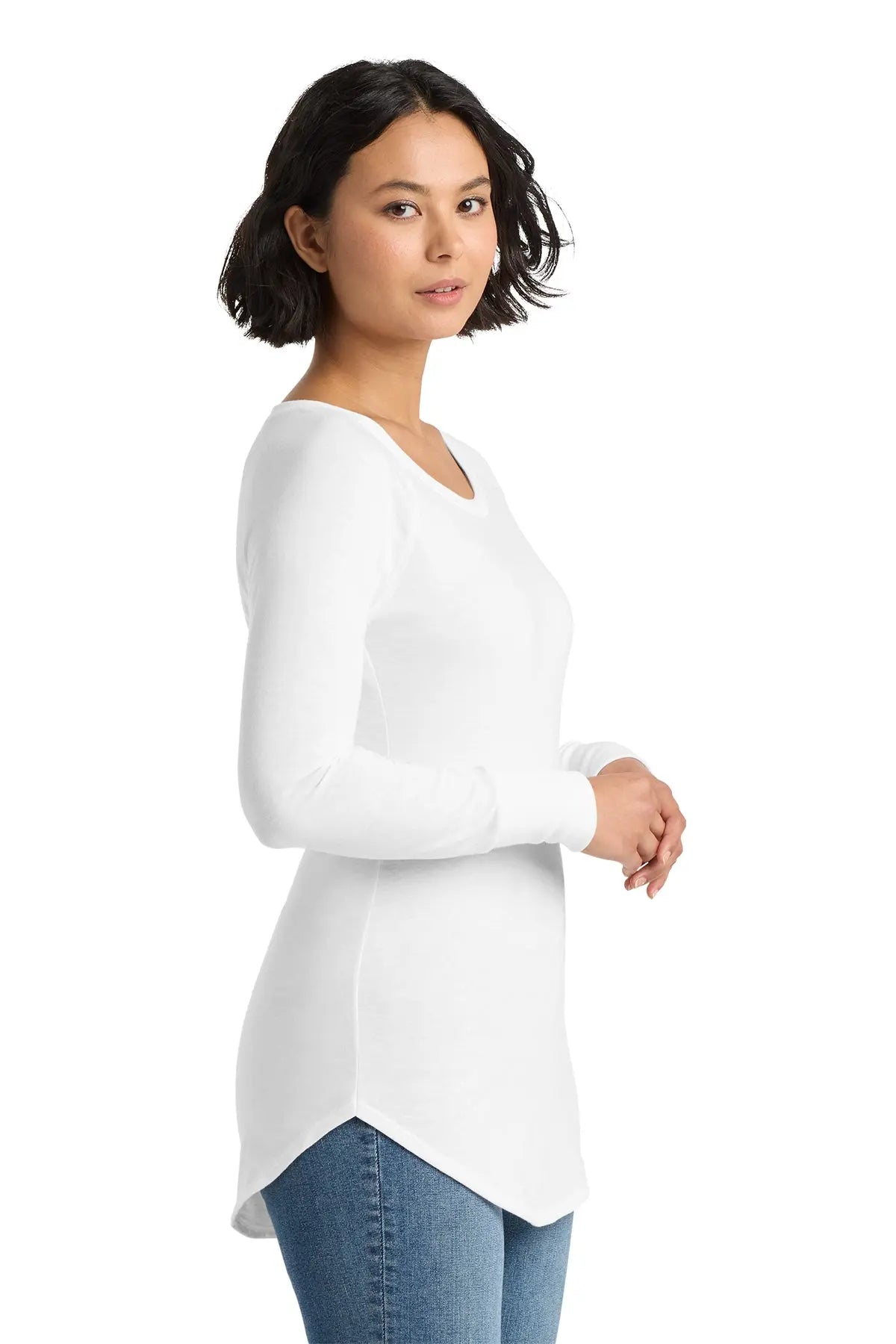 District® Women’s Perfect Tri® Long Sleeve Tunic Tee #DT132L Game Over Merch