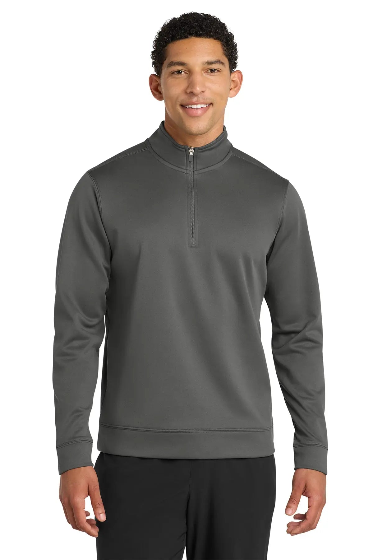 Port & Co™ Performance Fleece 1/4-Zip Pullover Sweatshirt #PC590Q Game Over Merch