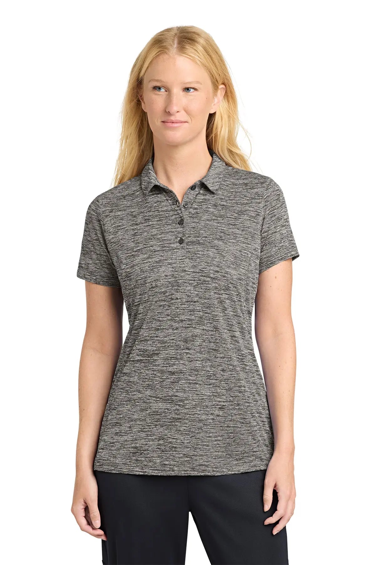 Sport-Tek® Women's PosiCharge® Electric Heather Polo #LST590Game Over Merch