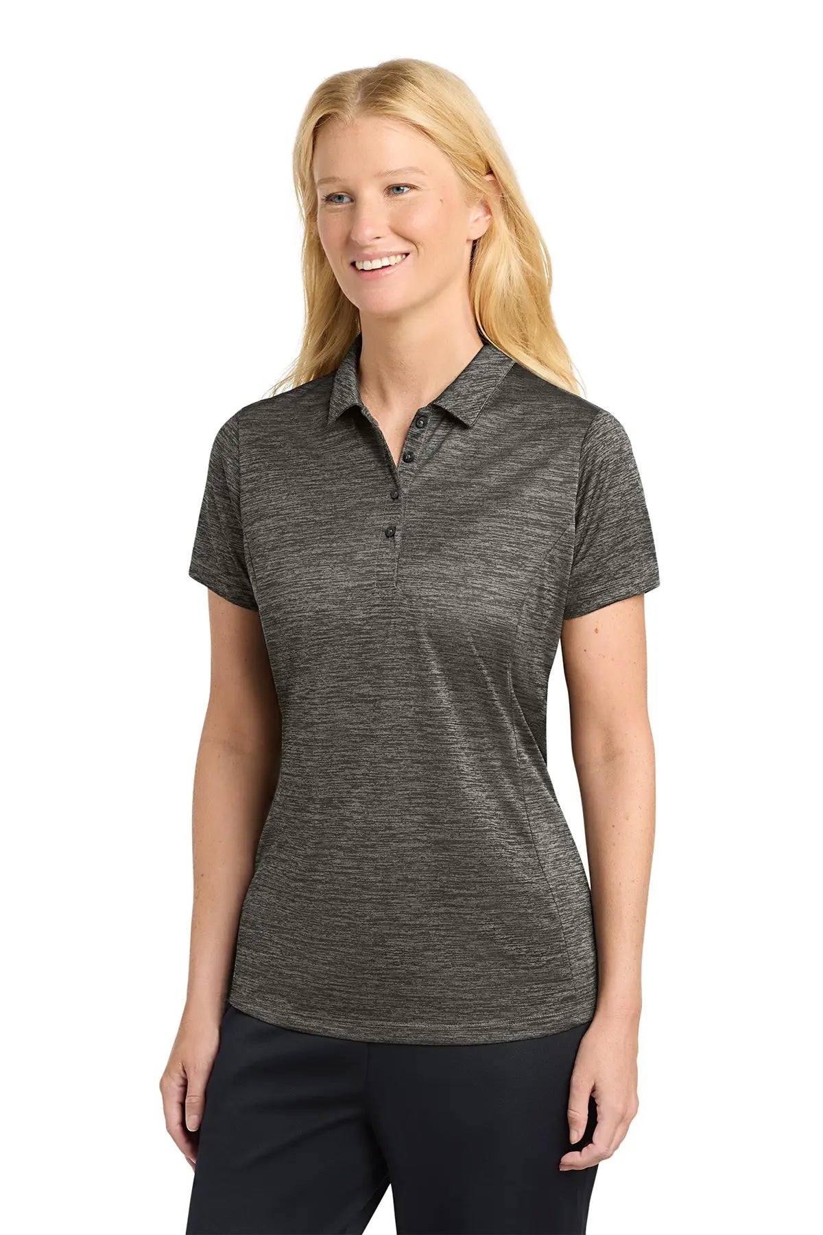 Sport-Tek® Women's PosiCharge® Electric Heather Polo #LST590Game Over Merch