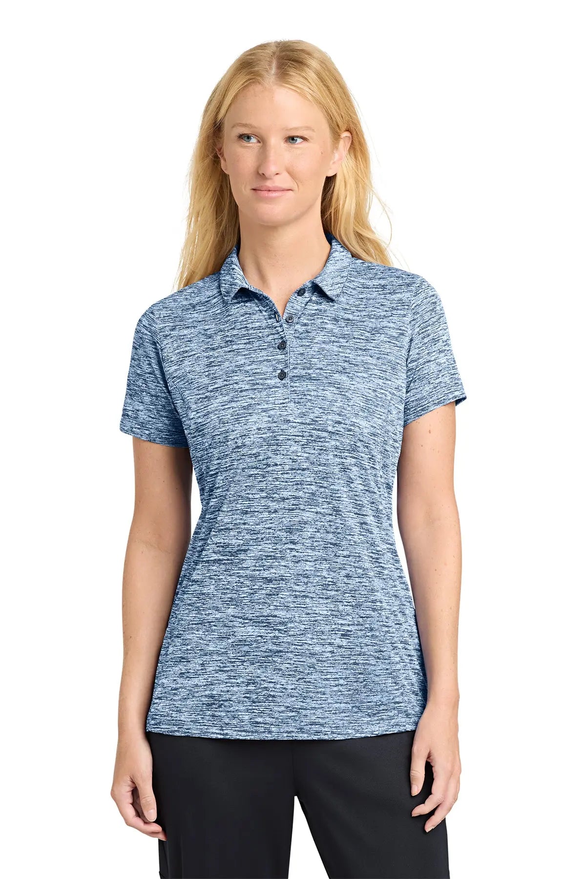 Sport-Tek® Women's PosiCharge® Electric Heather Polo #LST590Game Over Merch