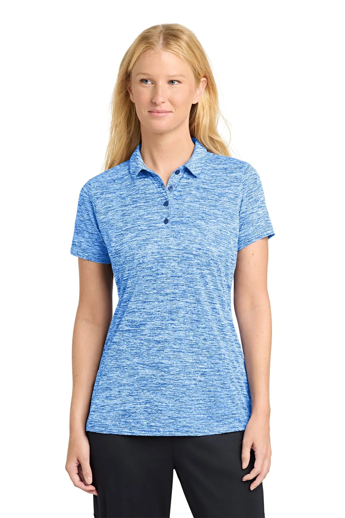 Sport-Tek® Women's PosiCharge® Electric Heather Polo #LST590Game Over Merch
