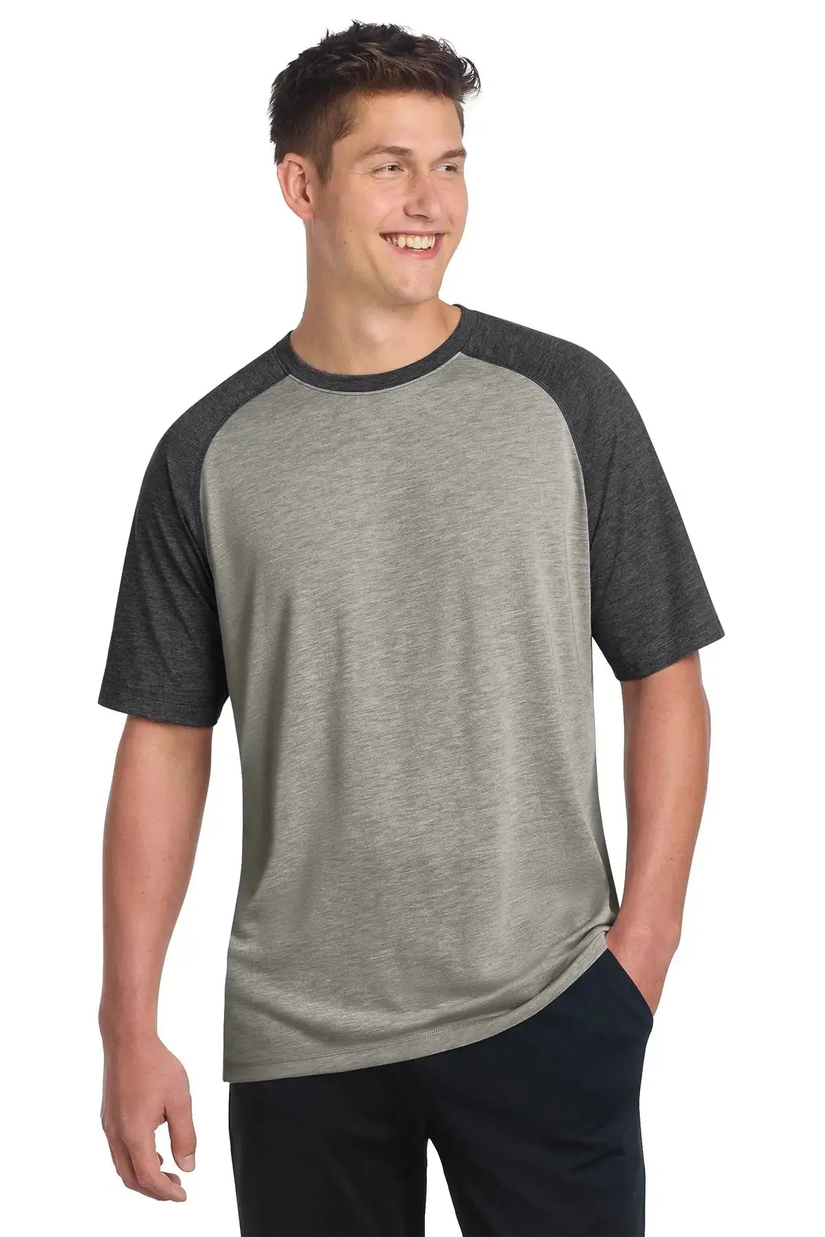 Sport-Tek® PosiCharge® Tri-Blend Wicking Raglan Tee #ST400 Game Over Merch