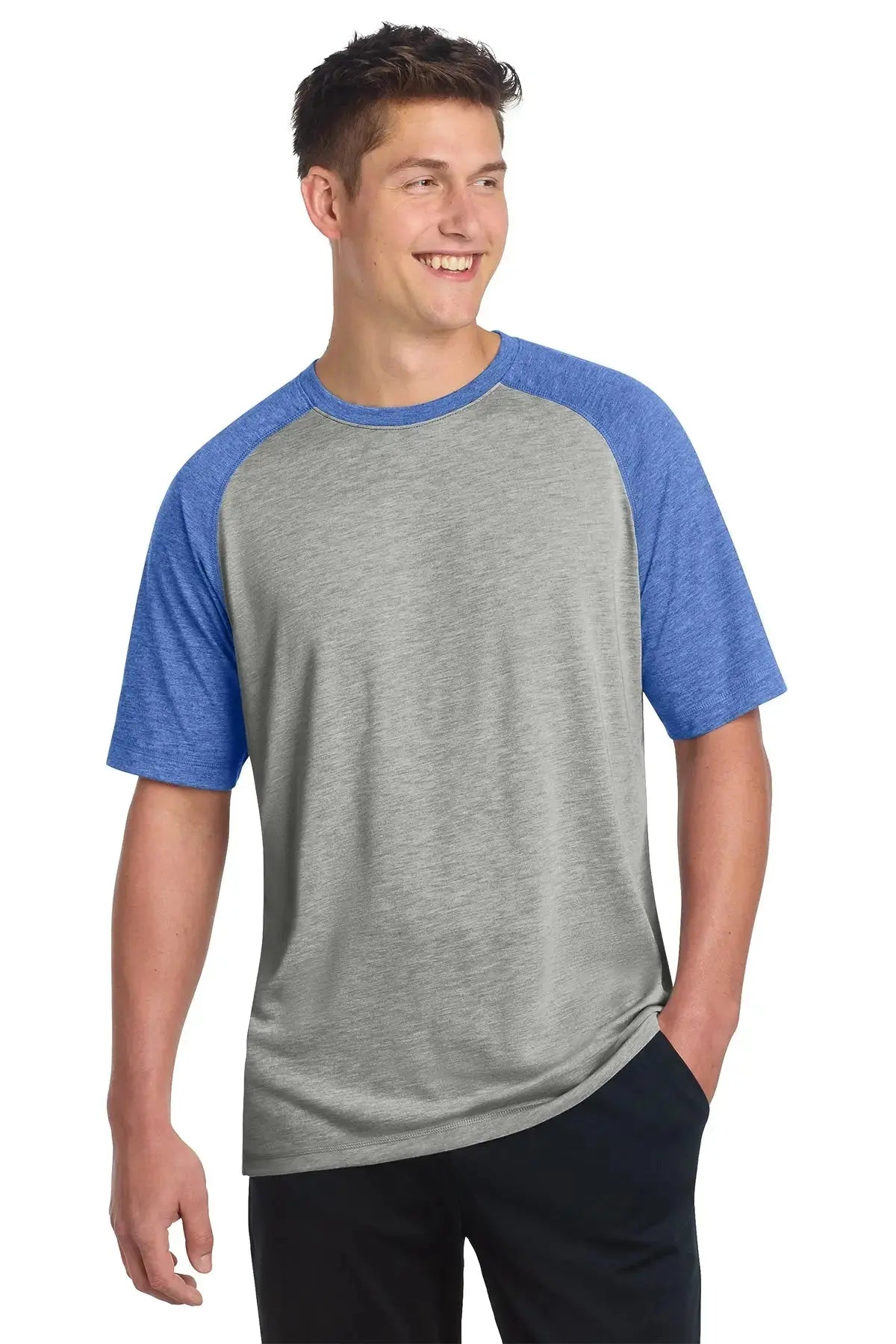 Sport-Tek® PosiCharge® Tri-Blend Wicking Raglan Tee #ST400 Game Over Merch
