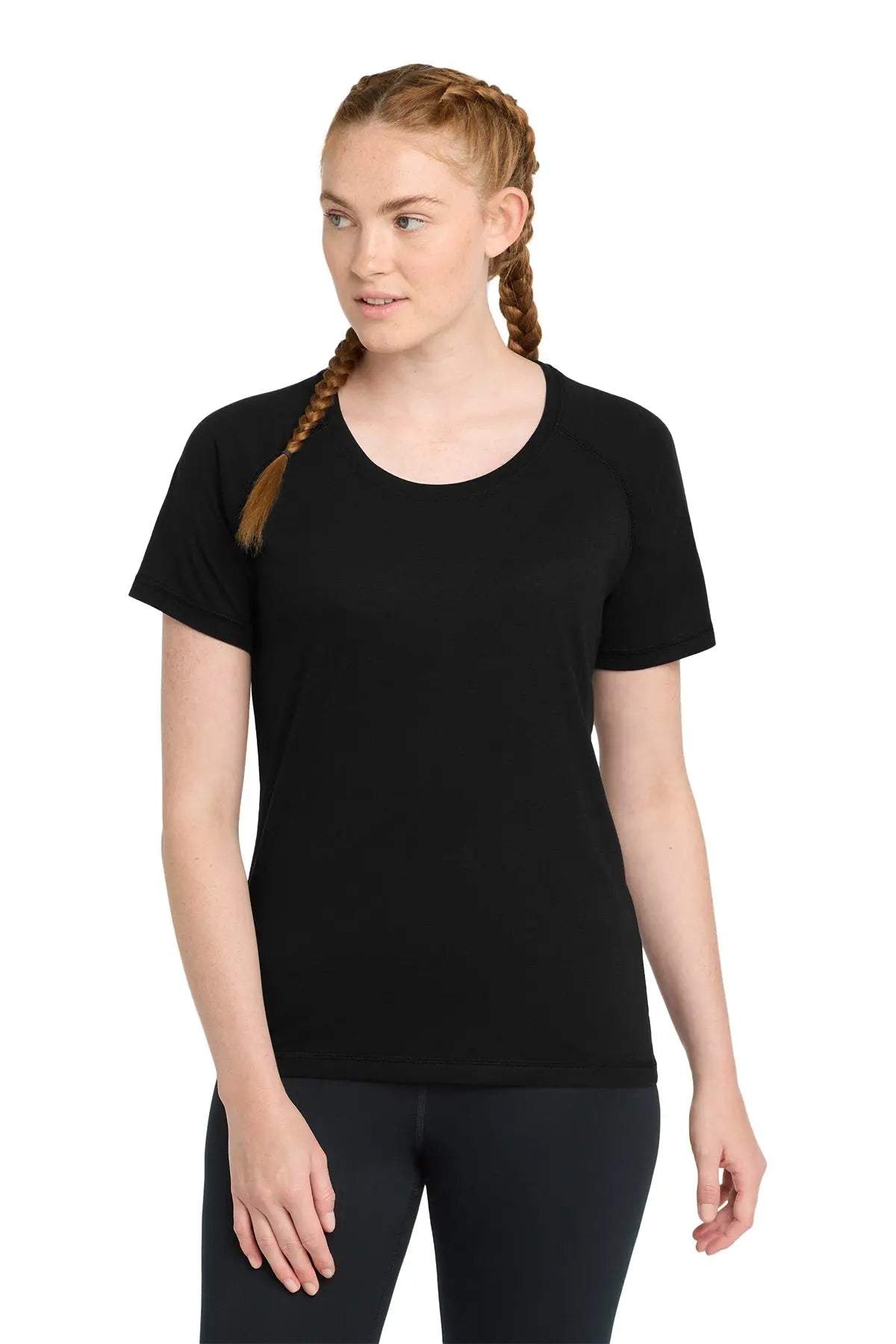 Sport-Tek® Women's PosiCharge® Tri-Blend Wicking Scoop Neck Raglan Tee #LST400