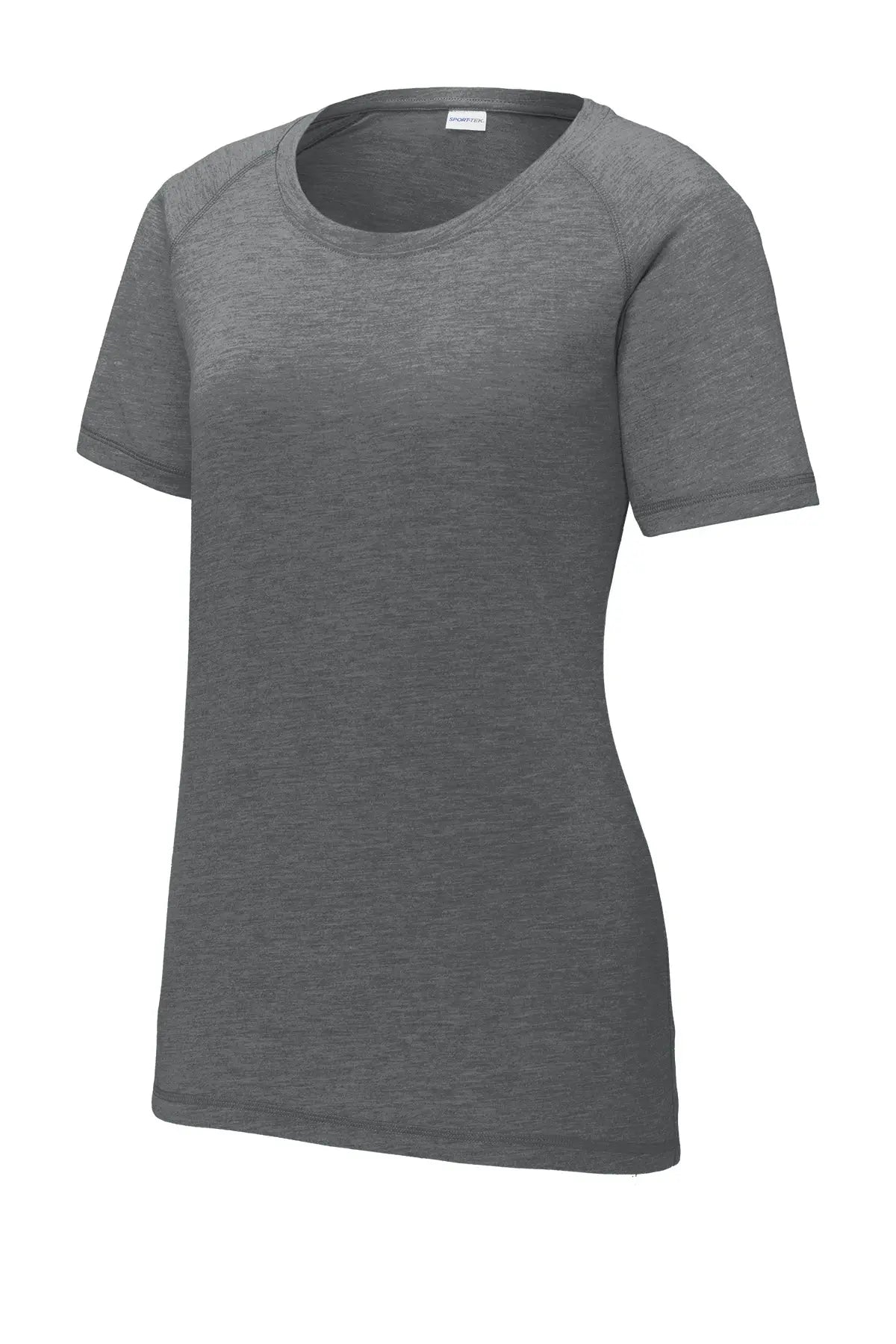Sport-Tek® Women's PosiCharge® Tri-Blend Wicking Scoop Neck Raglan Tee #LST400