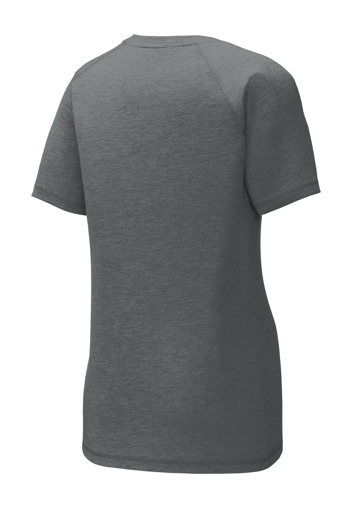 Sport-Tek® Women's PosiCharge® Tri-Blend Wicking Scoop Neck Raglan Tee #LST400