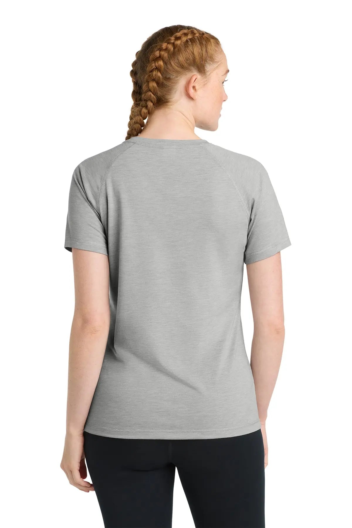 Sport-Tek® Women's PosiCharge® Tri-Blend Wicking Scoop Neck Raglan Tee #LST400
